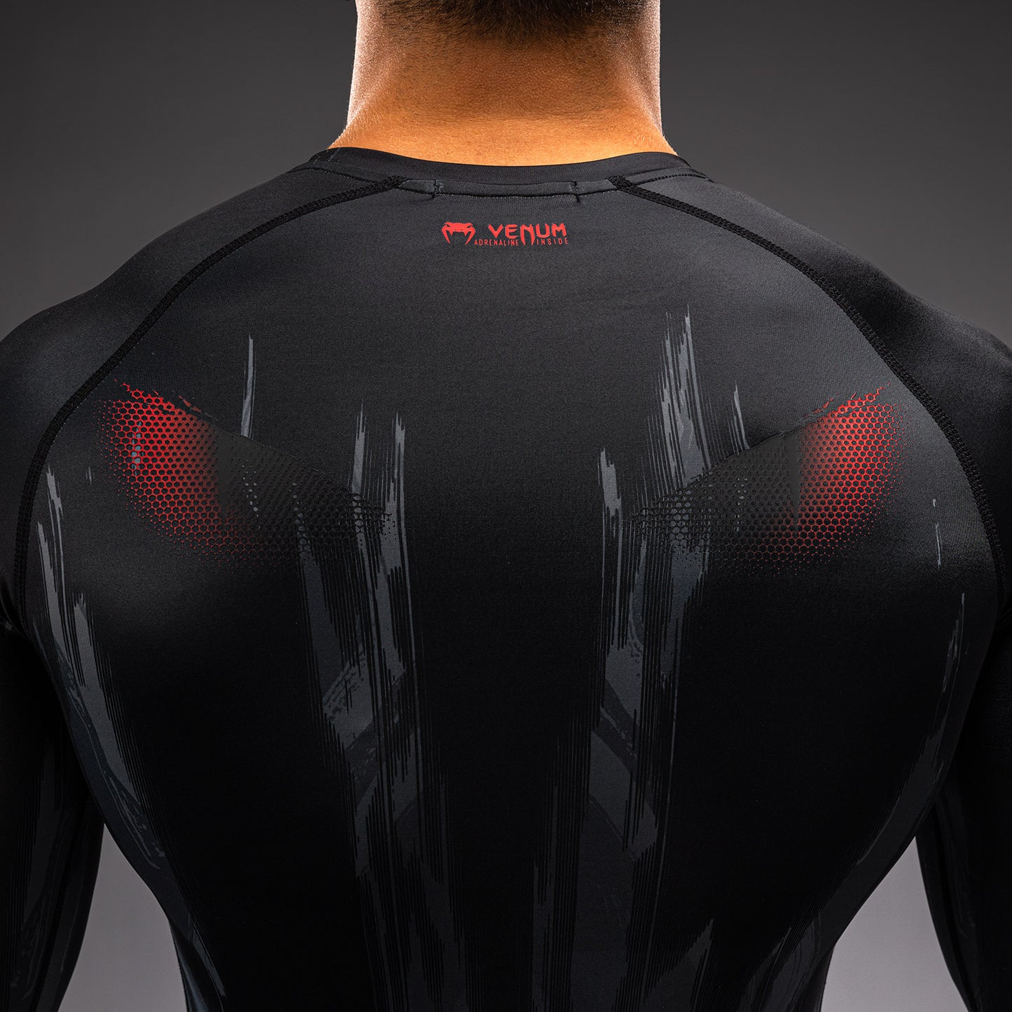 Venum Demon Rashguard a Maniche Lunghe - Nero/Grigio