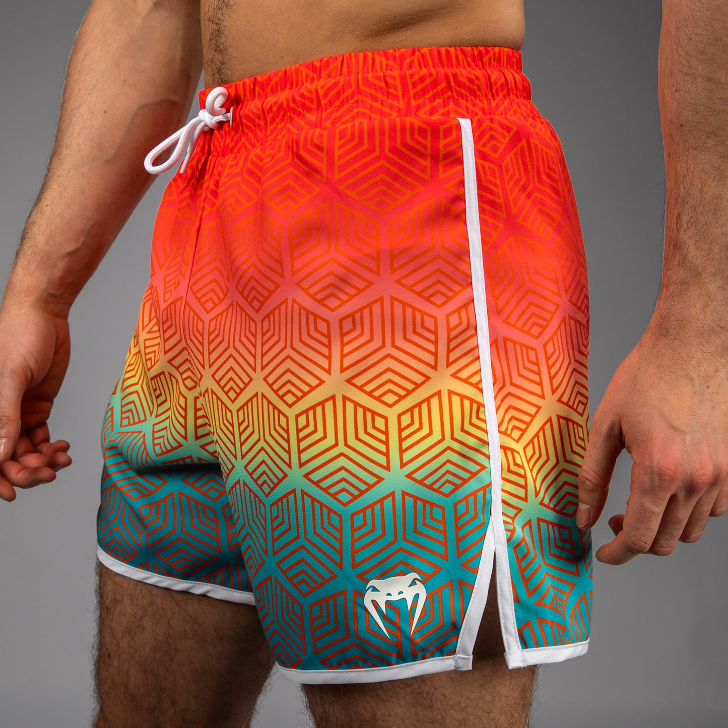 Venum Octane Board Shorts - Sunset Orange/Celeste