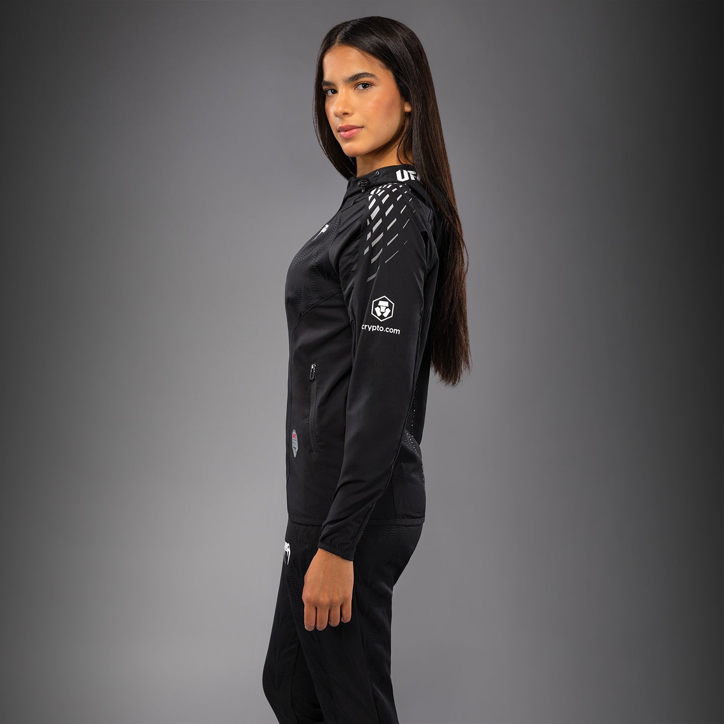 UFC Zenith by Venum Authentic Fight Night Felpa Walkout Donna - Nero