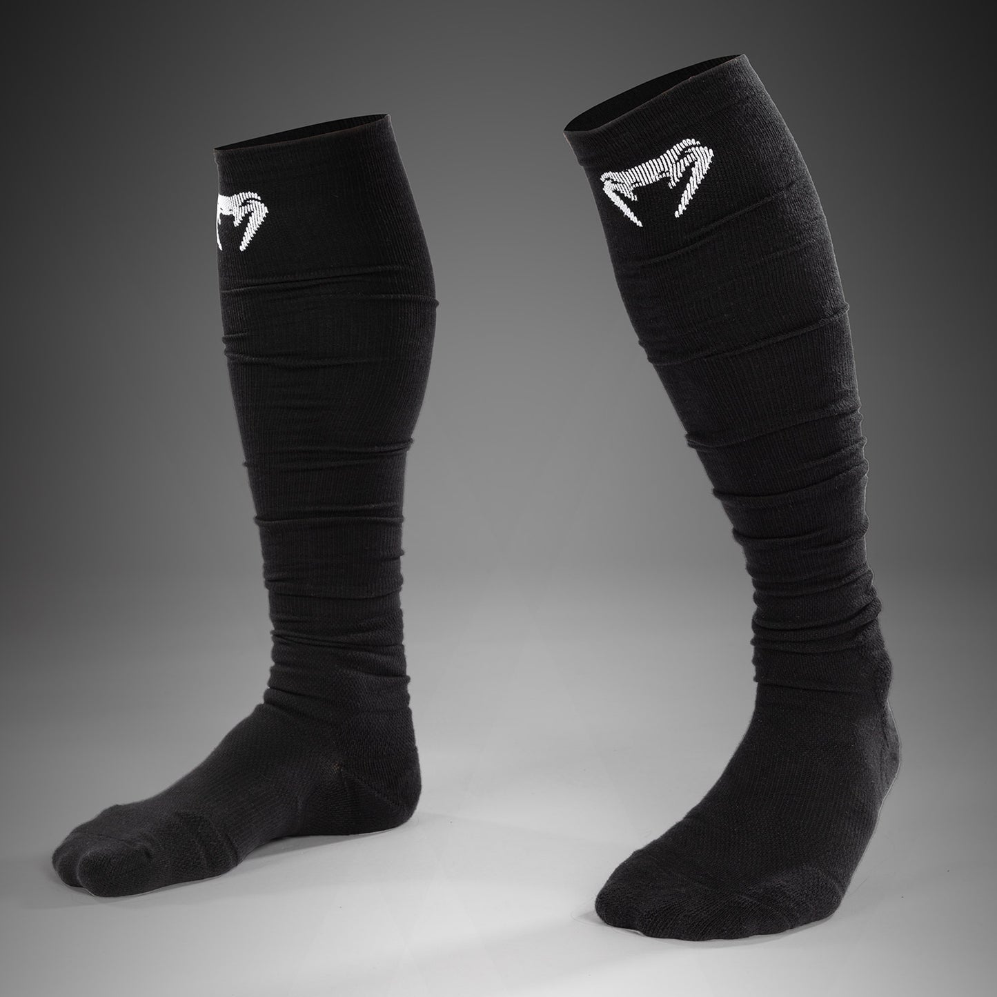 Venum Elite Calze lunghe Performance - Nero/Bianco