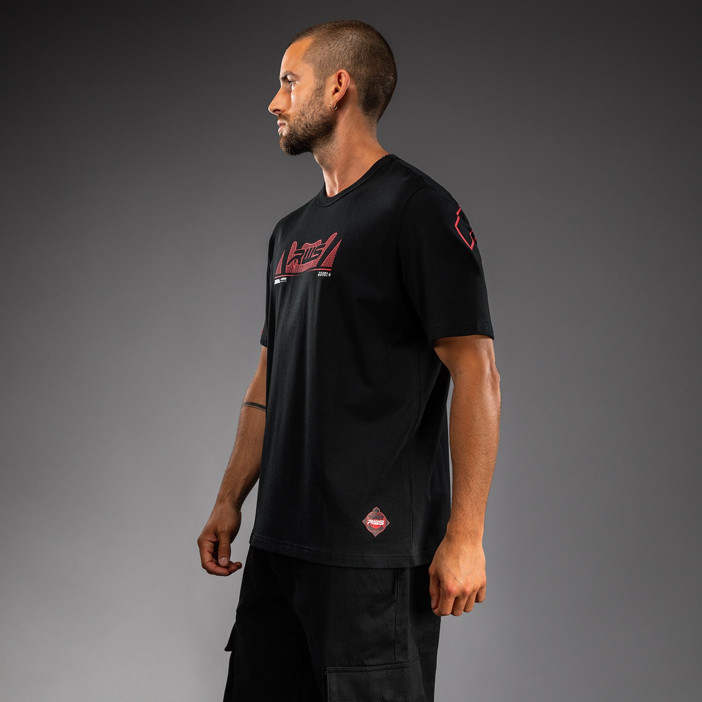 Venum x RWS 2.0 T-Shirt – Nero/Rosso