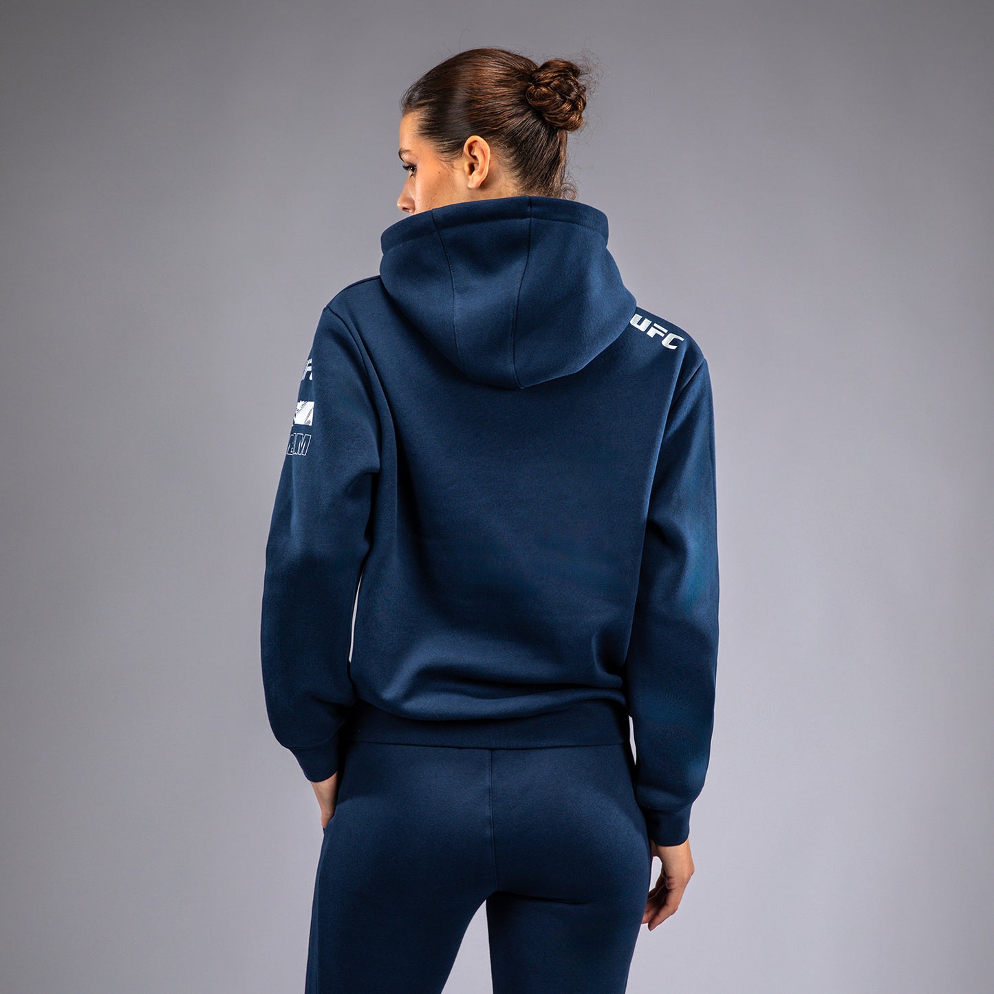 UFC Fusion by Venum Fight Week Felpa con Cappuccio per Donna - Blu oceanico