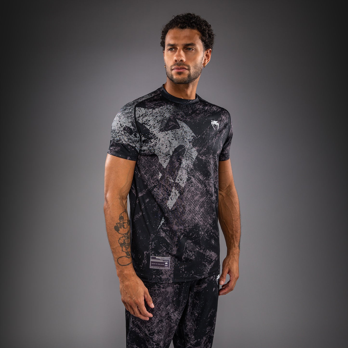 Venum Rage & Workout T-shirt Dry Tech - Nero/Grigio