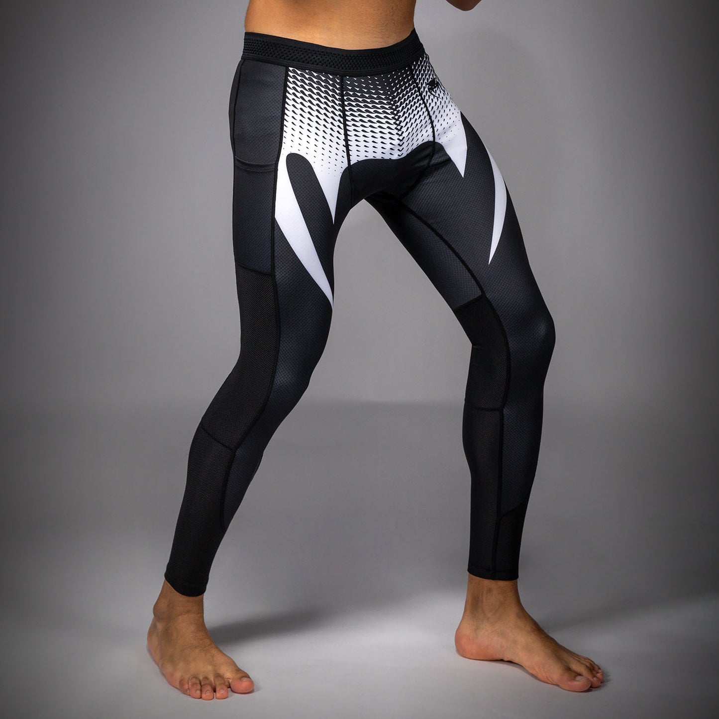 Venum No Gi Pantaloni aderenti - Nero/Bianco
