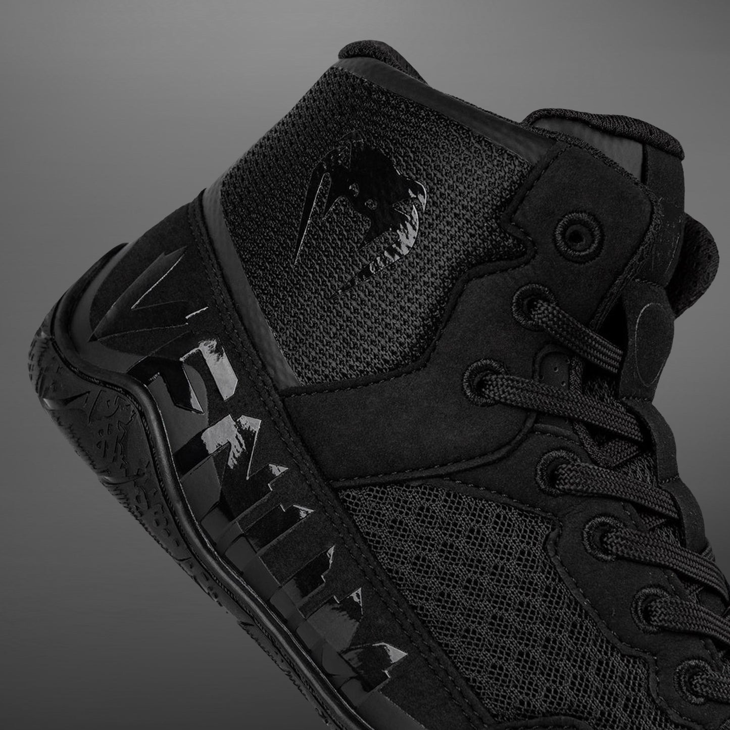 Venum Elite Scarpe da wrestling - Nero/Nero