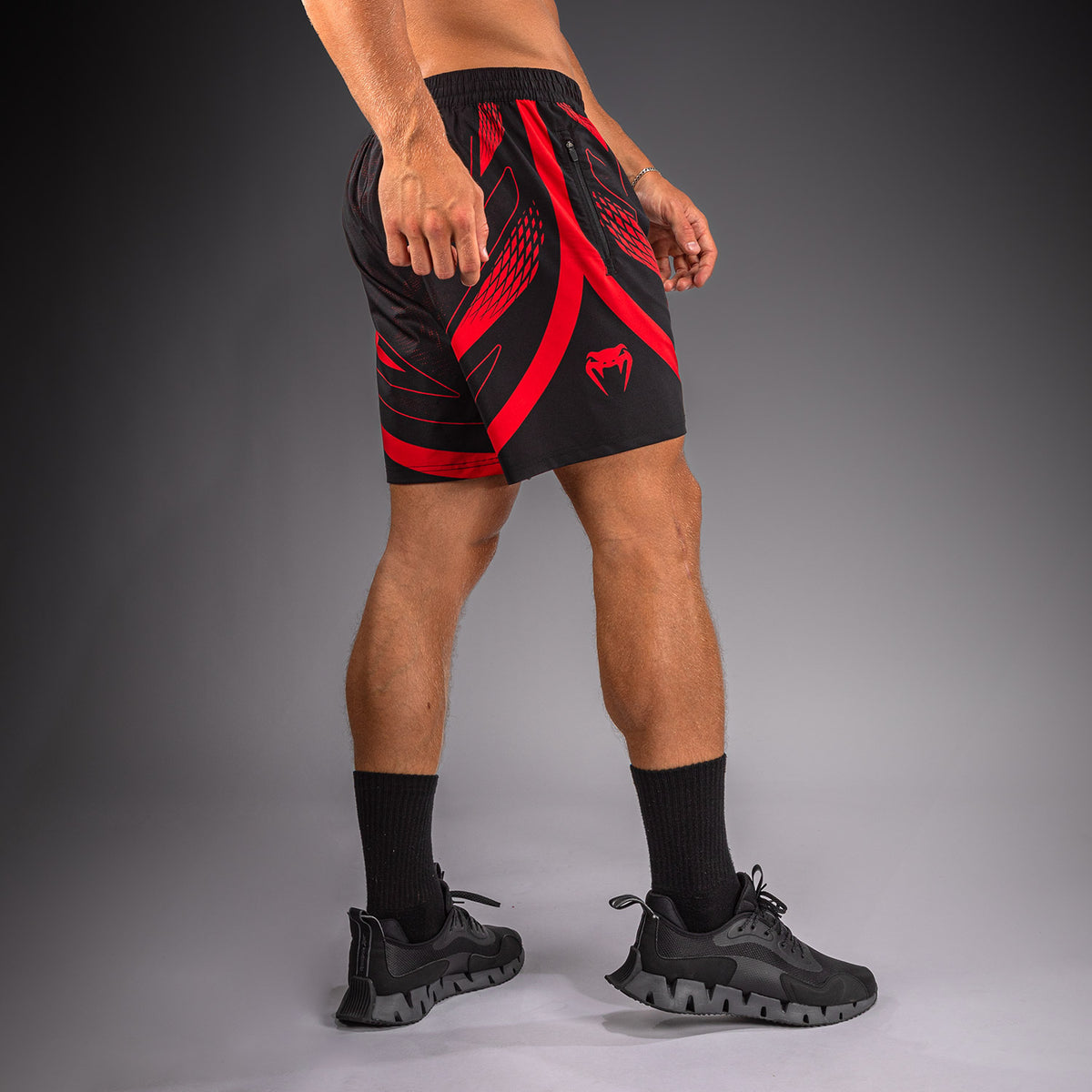 Venum Amazonia Reborn Pantaloncini da allenamento - Nero/Rosso