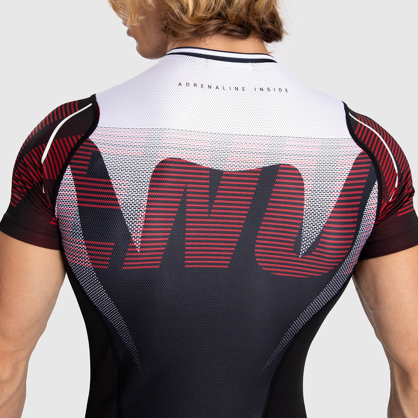 Venum Adrenaline Rashguard a Maniche Corte da Uomo - Red
