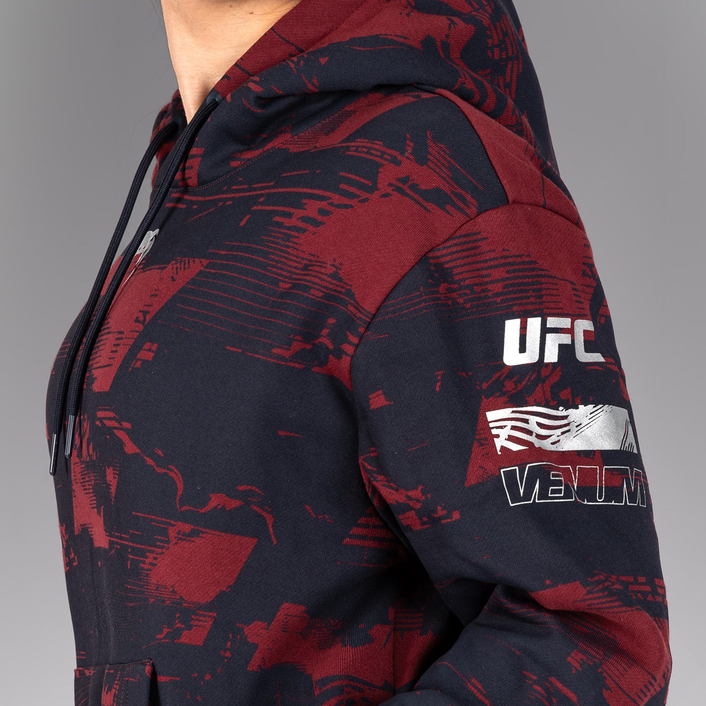 UFC Zenith by Venum Authentic Fight Week Felpa Donna - Blu navy/Bordeaux/Argento