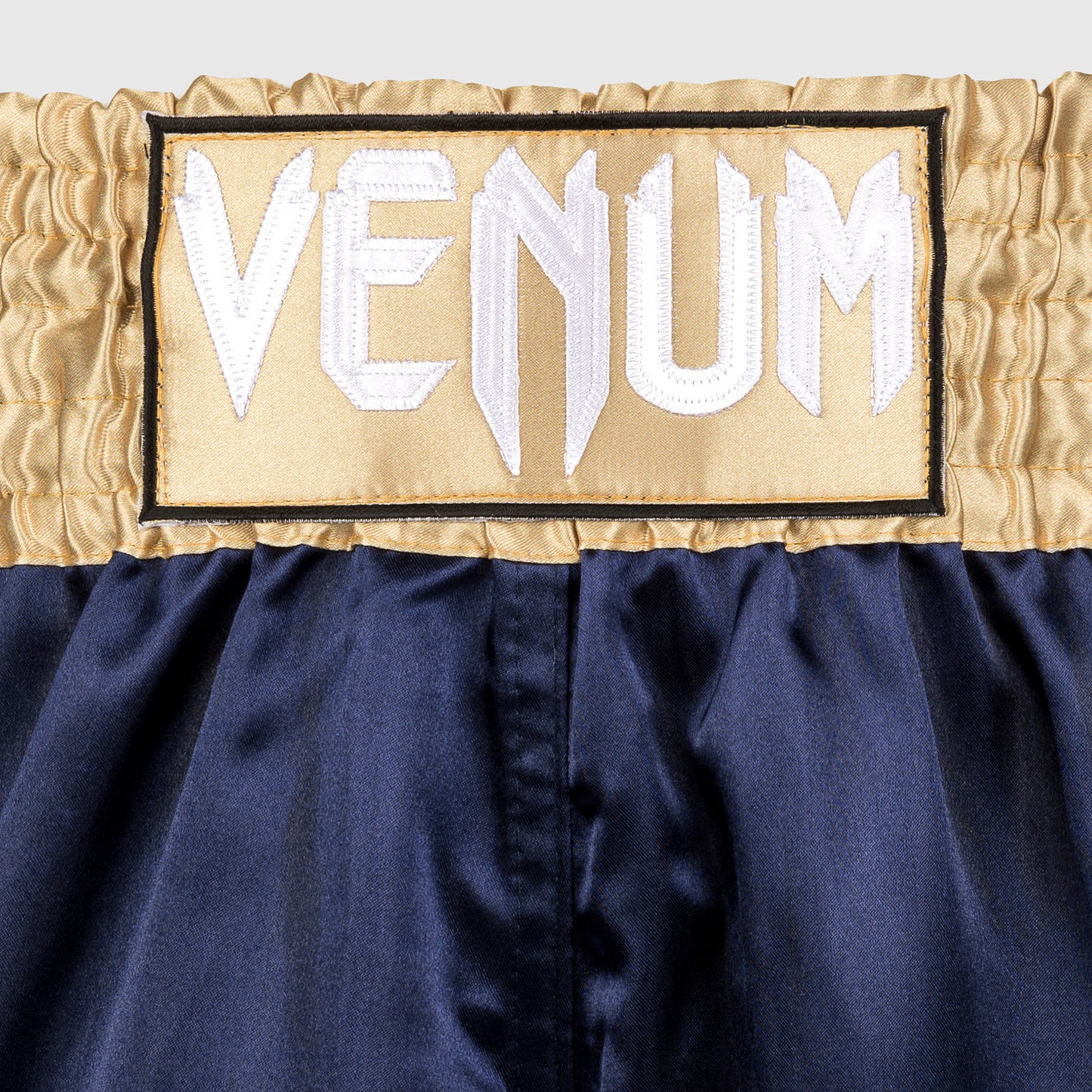 Venum Classic Pantaloncini da Muay Thai - Blu Navy/Oro