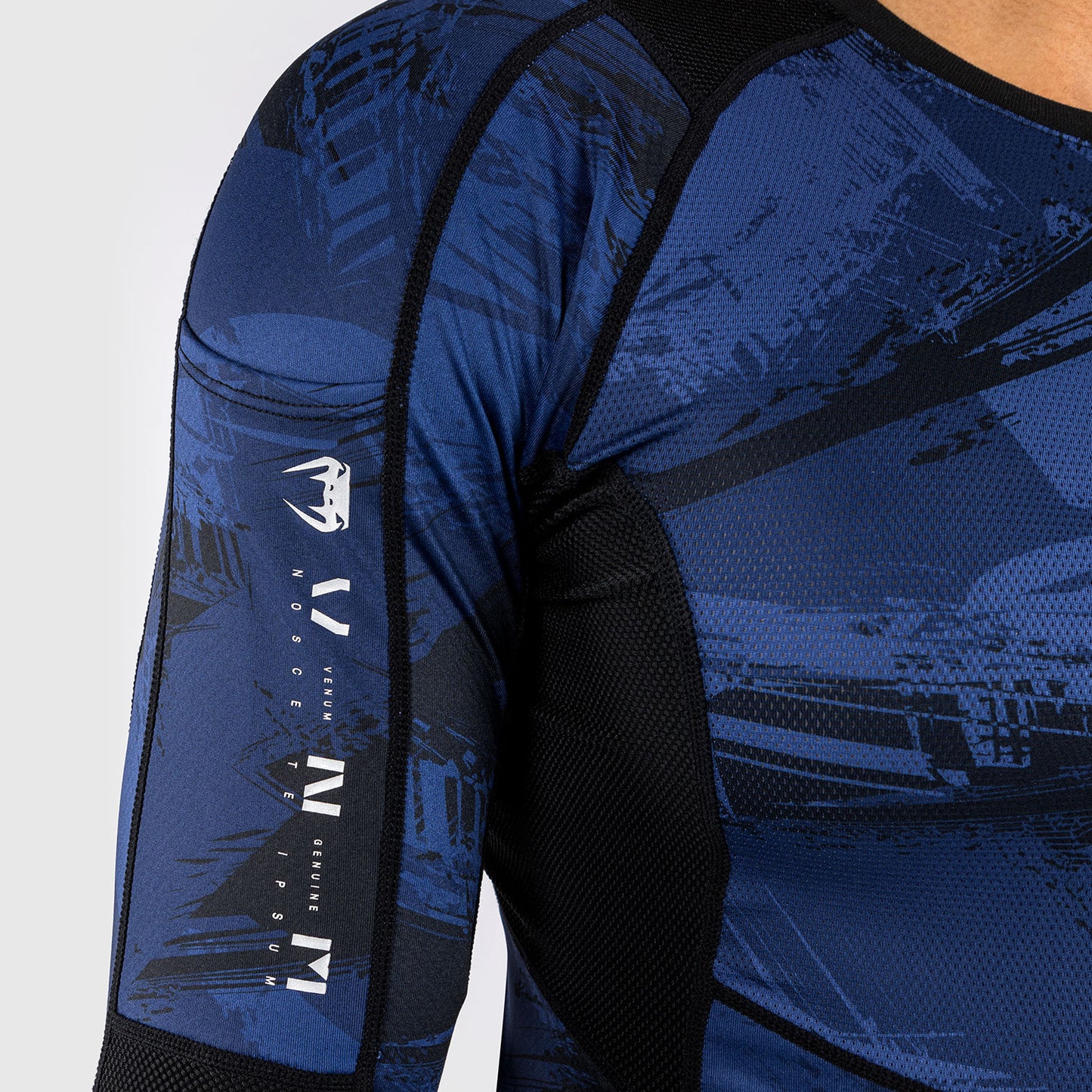 Venum Electron 3.0 Rashguard a manica lunga - Navy