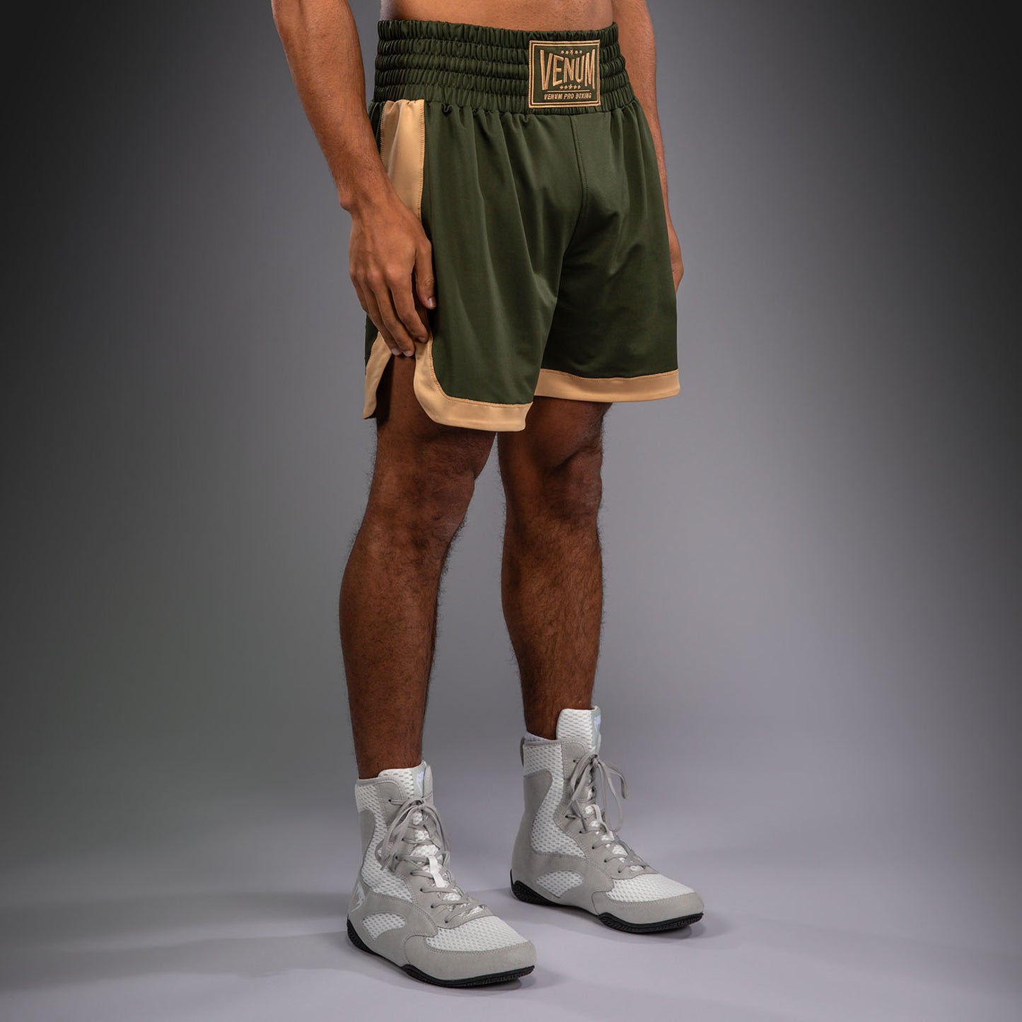 Venum Classic Pantaloncini da boxe - Verde Militare/Sabbia