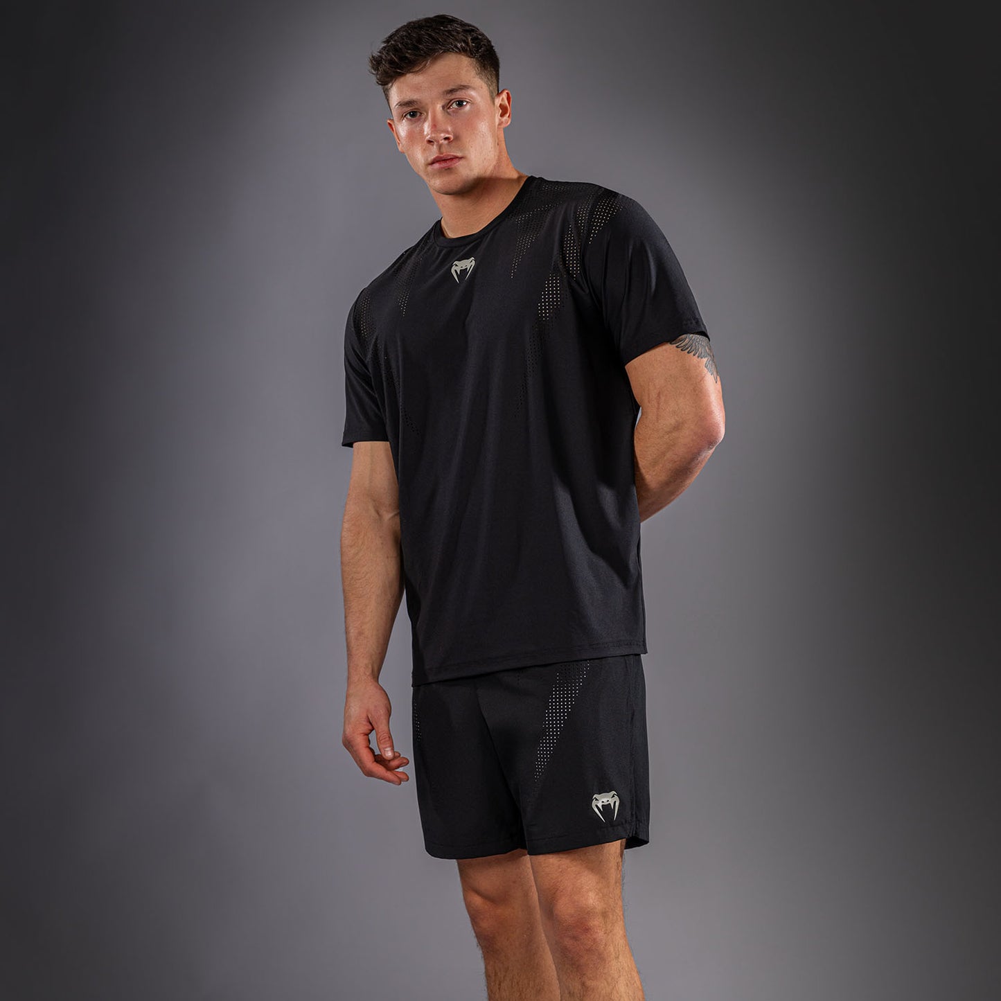 Venum Lazer Maglietta Dry Tech - Nero/Grigio