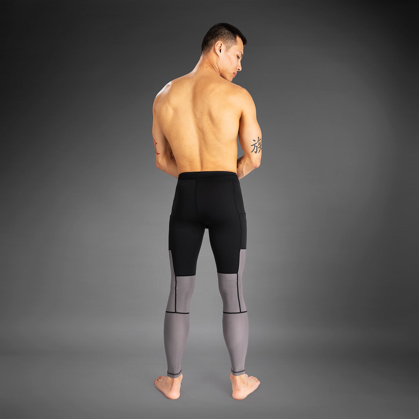 Venum Attack Pantaloni a Compressione da Uomo - Nero