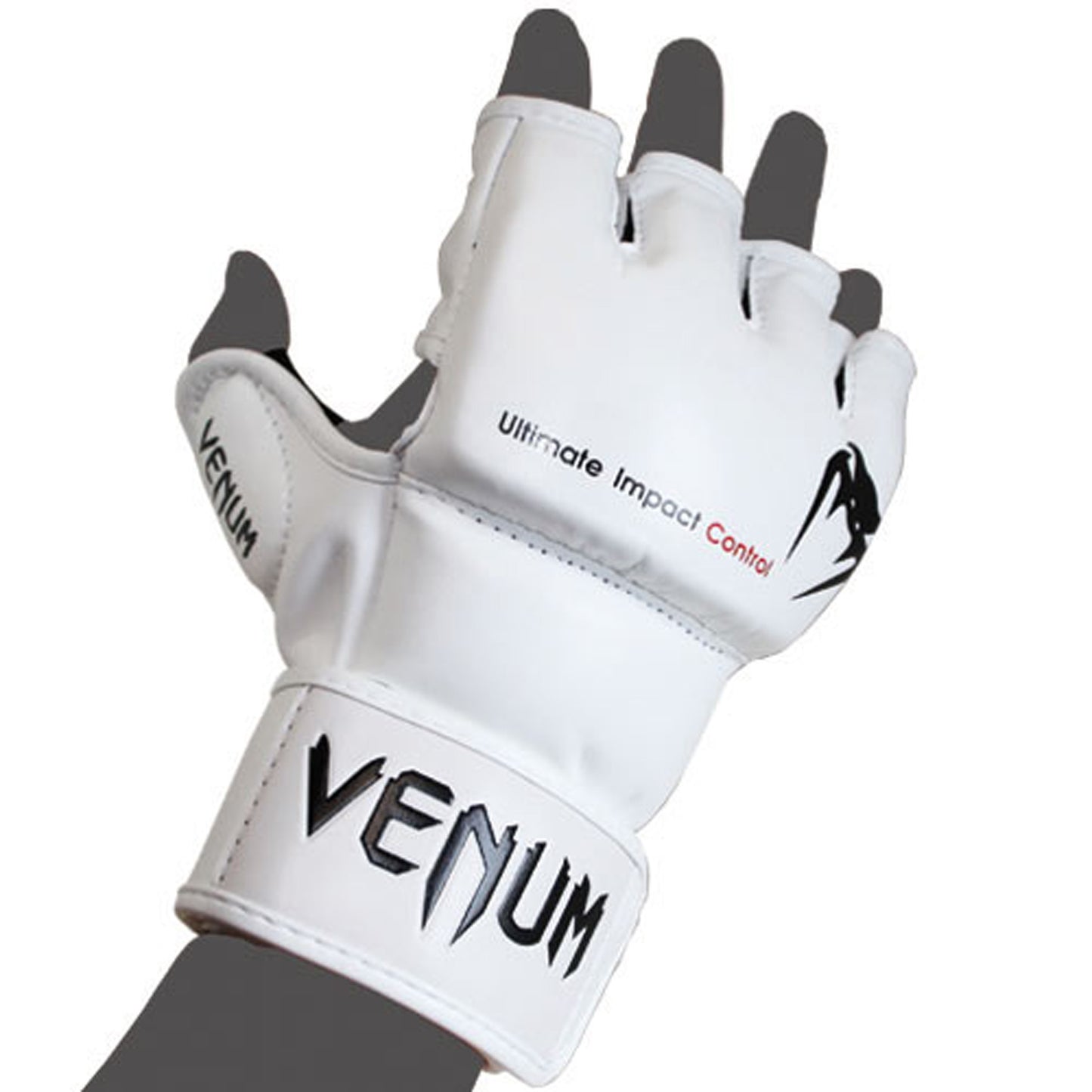 Guanti Venum Impact MMA - Pelle Skintex - Bianco