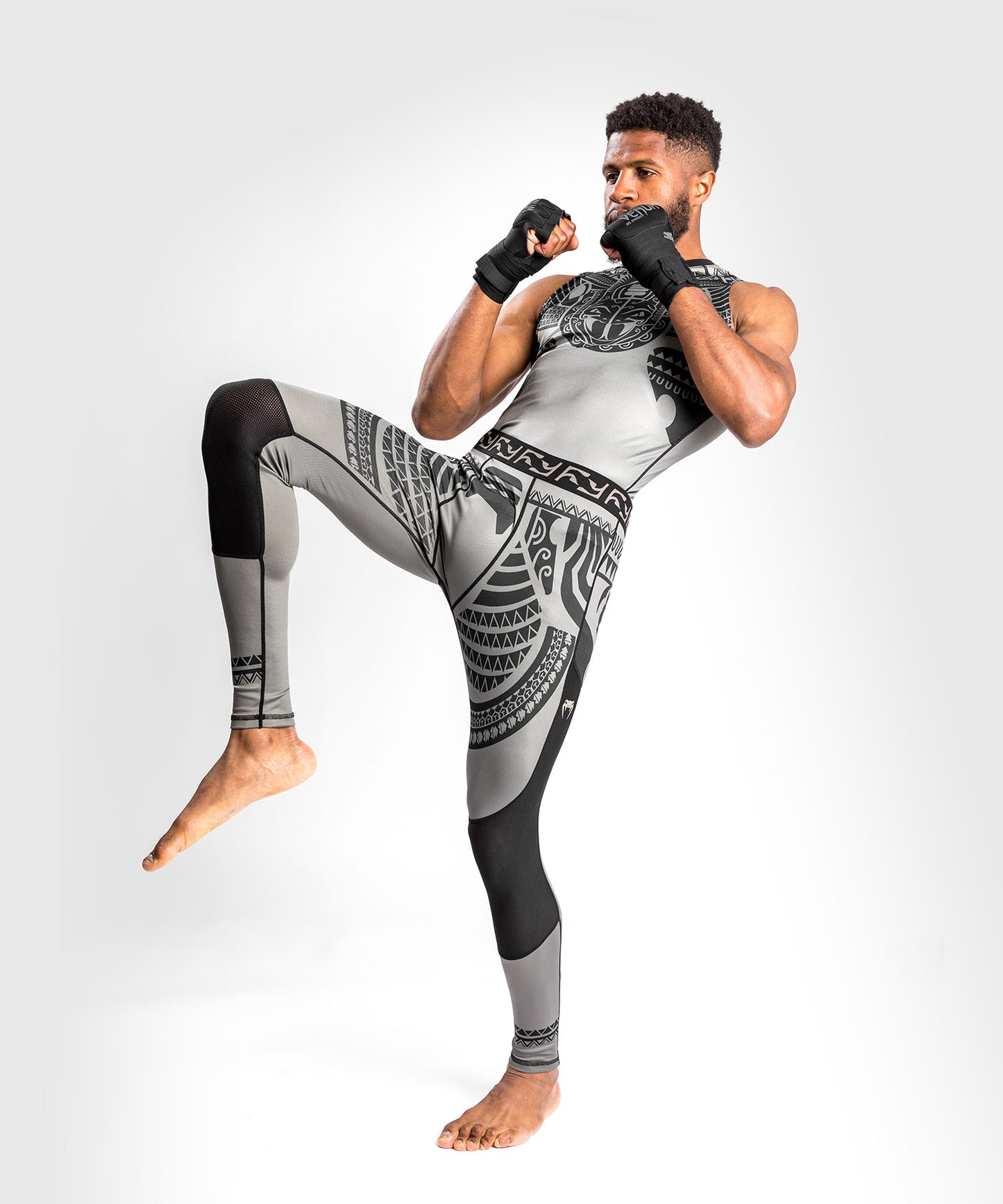 Pantaloni a compressione Venum Nakahi  - Grigio