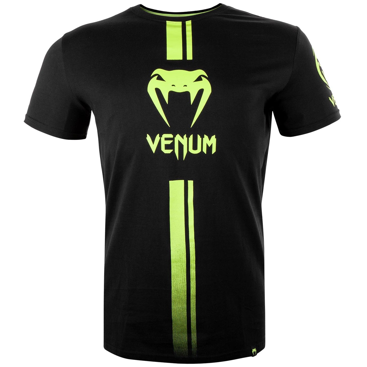 T-shirt Venum Logo - Nero/Giallo neo