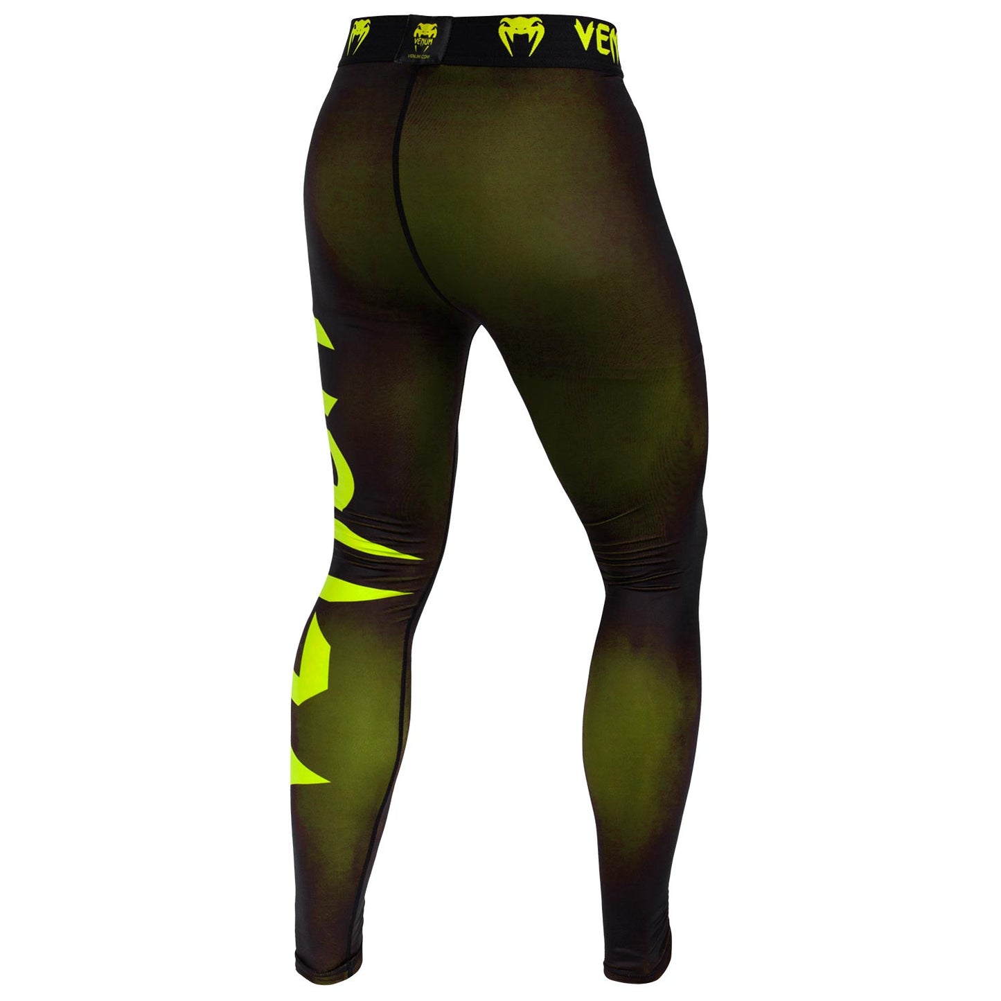 Pantaloni a compressione Venum Giant - Nero/Giallo neo