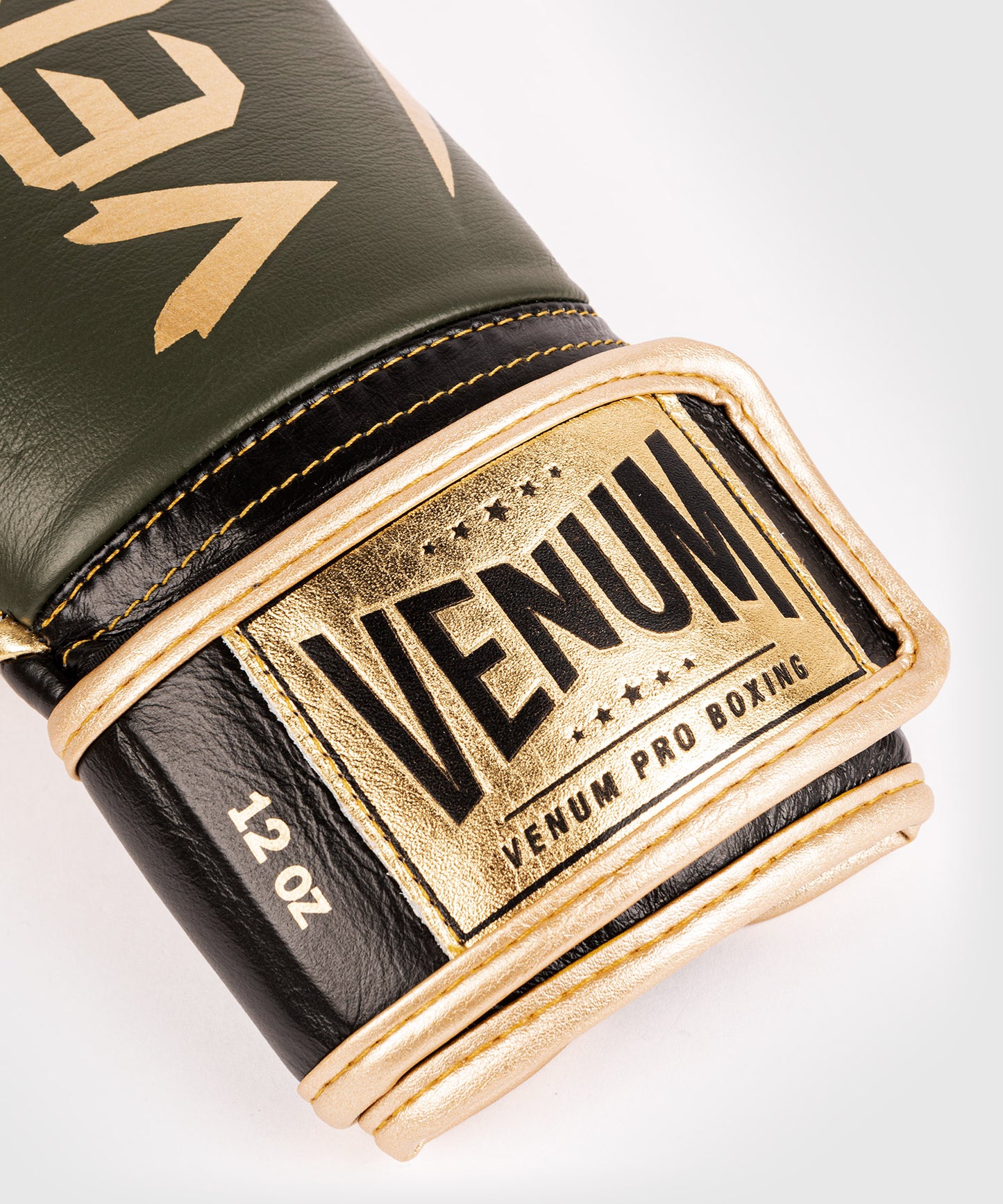 Guantoni da boxe professionali Venum Hammer – Velcro - Cachi/Oro