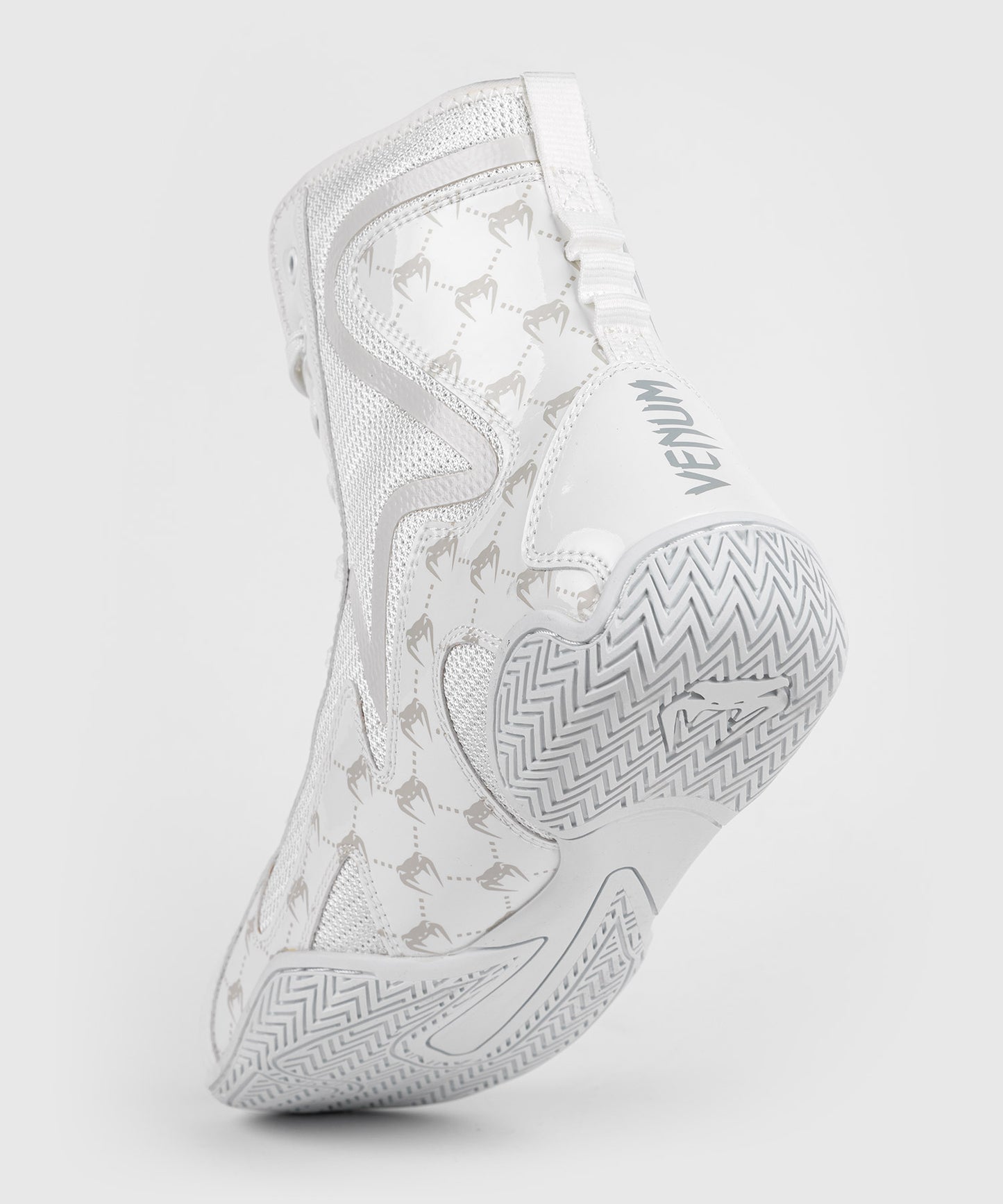Scarpe da boxe Venum Elite Evo Monogram - Bianche/Bianco sporco