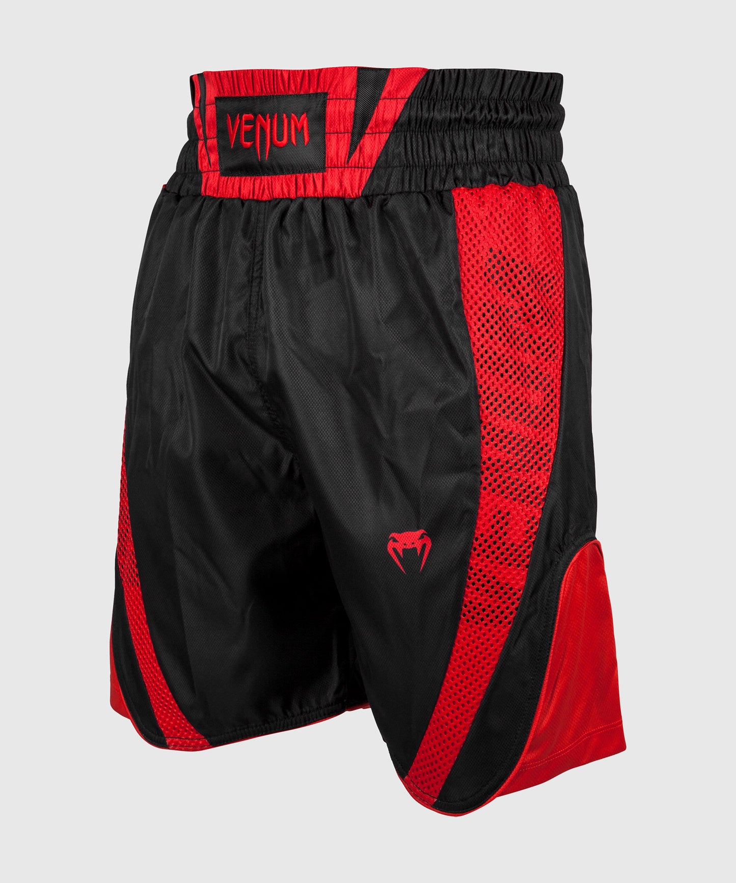 Pantaloncini da boxe Venum Elite - Neri/Rossi