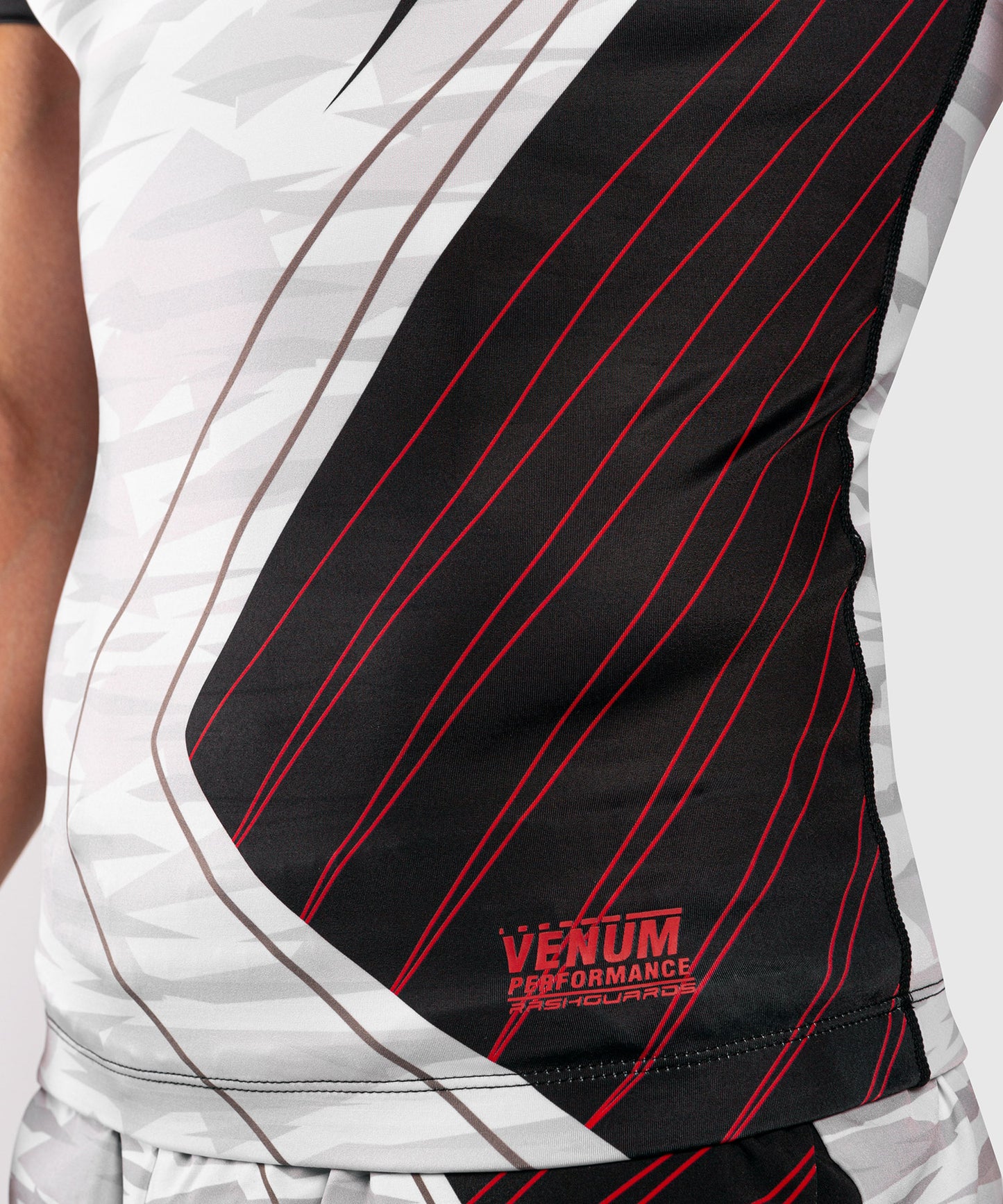 Rashguard Venum Contender 5.0 - maniche corte - White/Camo