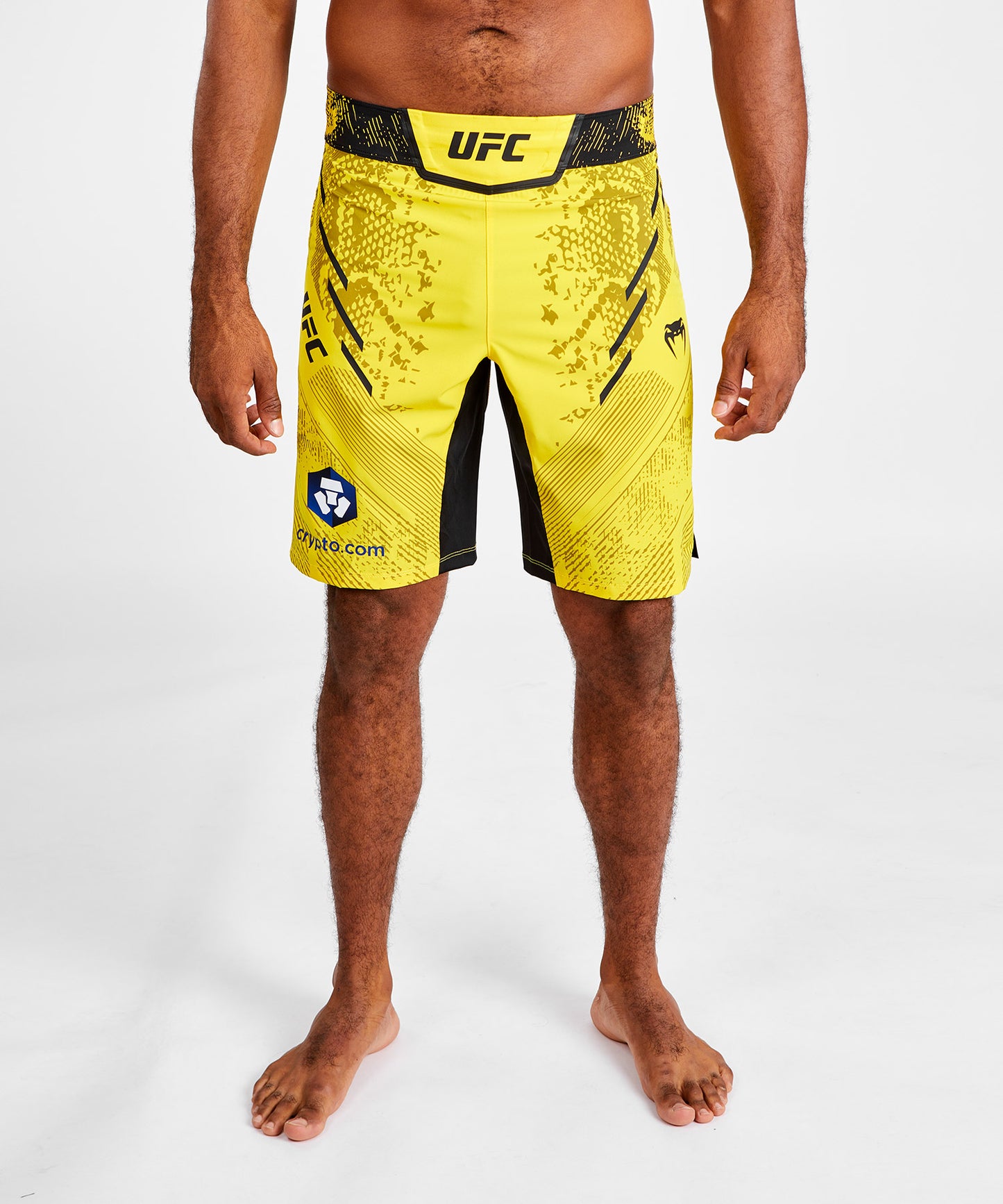 UFC Adrenaline by Venum Authentic Fight Night Pantaloncini da combattimento da Uomo - Vestibilità lunga - Giallo