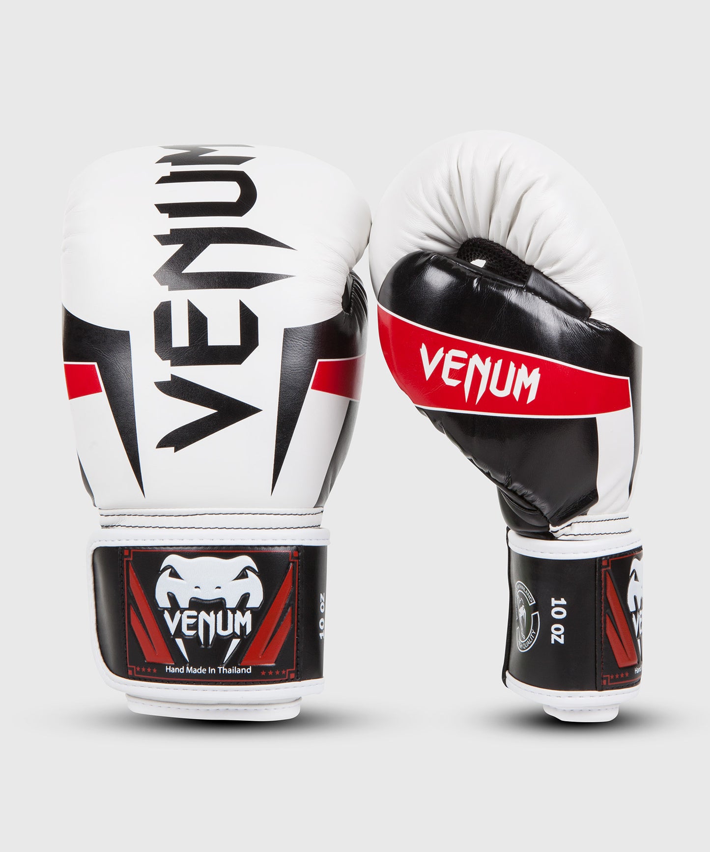 Guanti da boxe Venum Elite - Bianco/Nero/Rosso