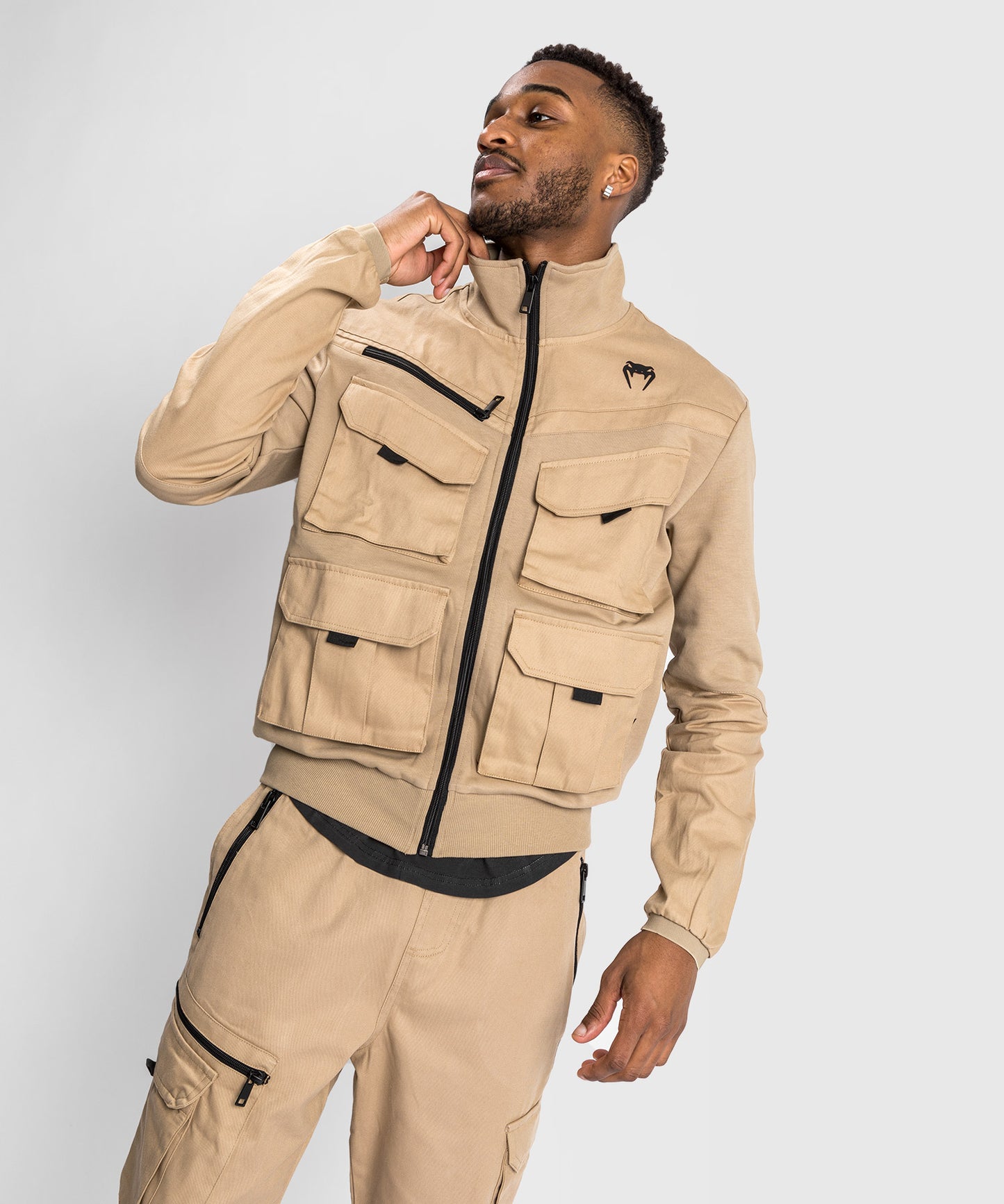 Giacca Con Zip Venum Cargo - Sabbia