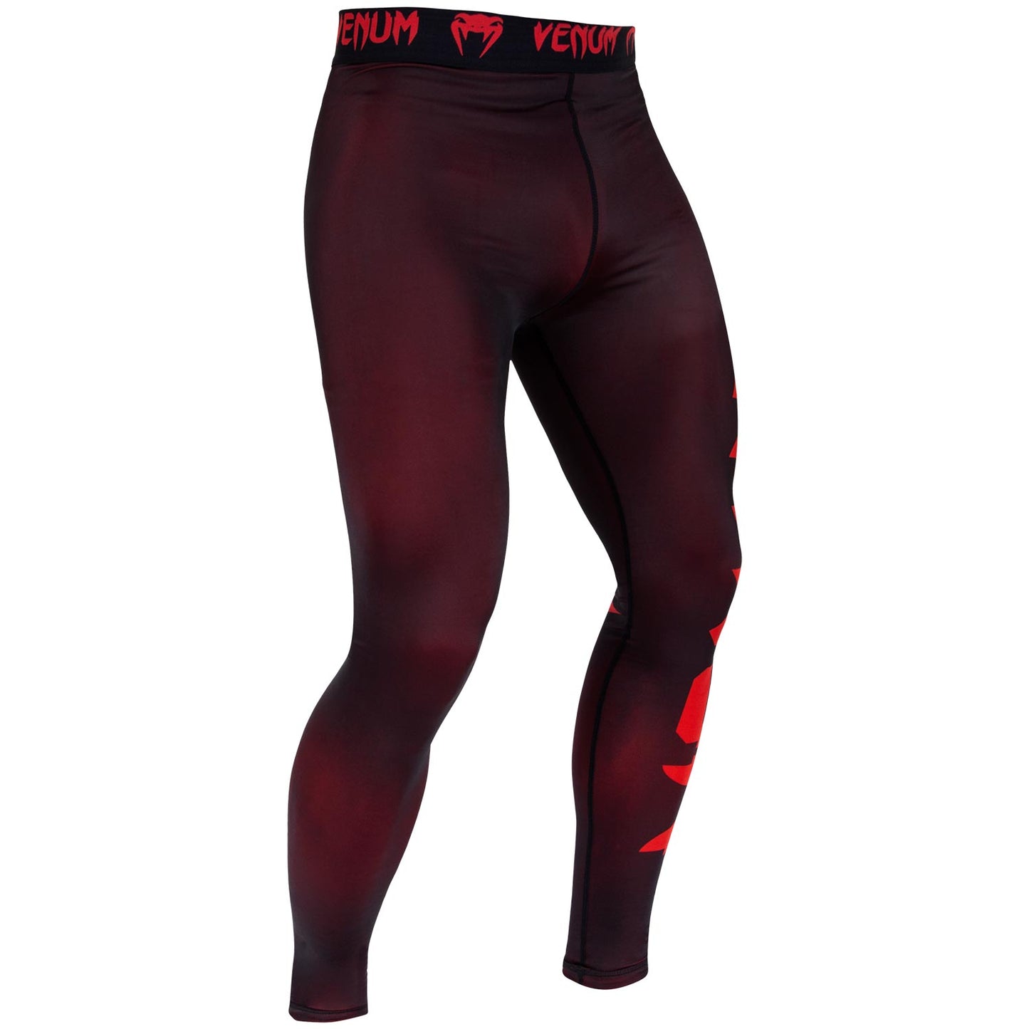 Pantaloni a compressione Venum Giant - Nero/Rosso