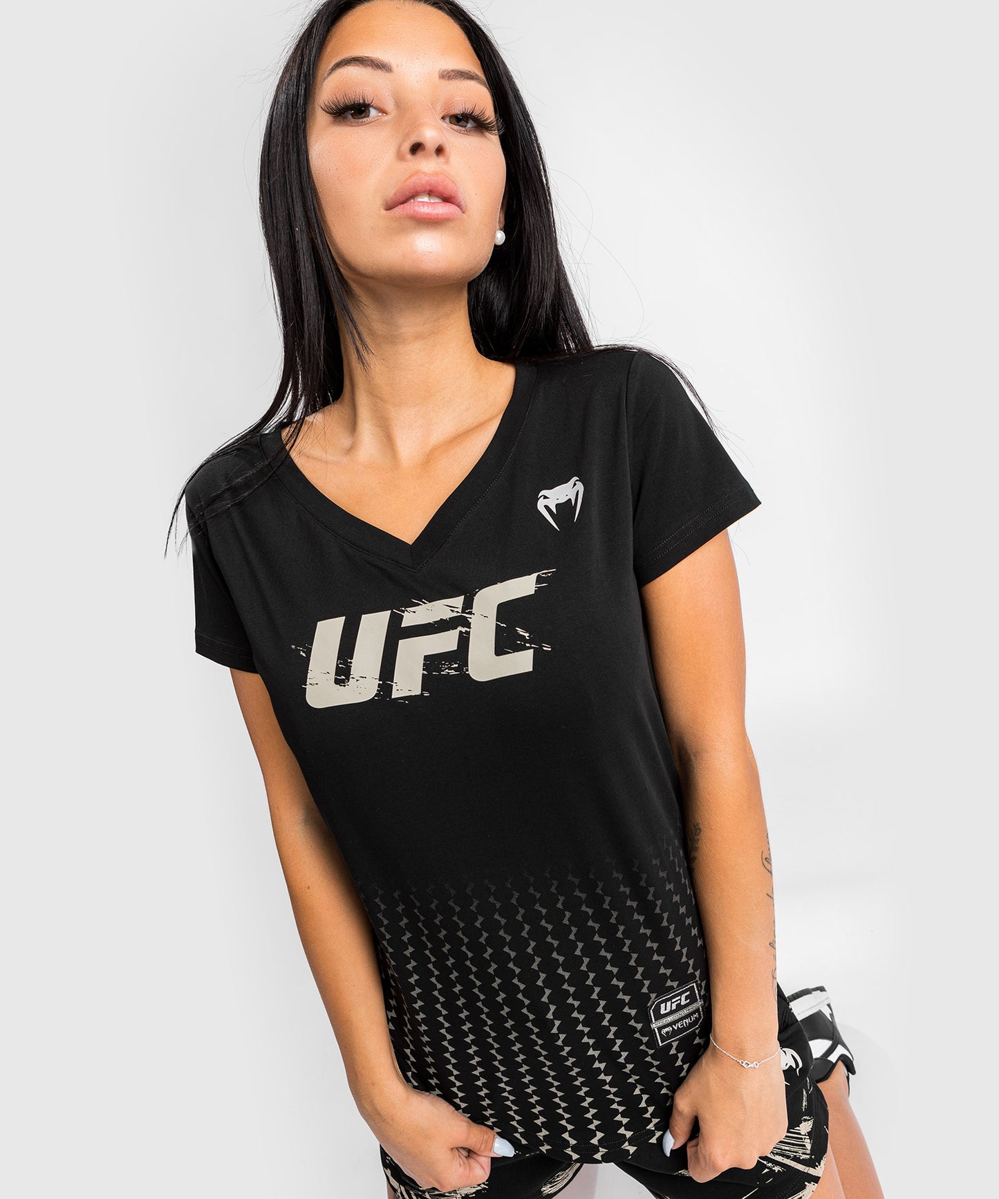 T-shirt UFC Venum Authentic Fight Week 2.0 - Donna  - nero