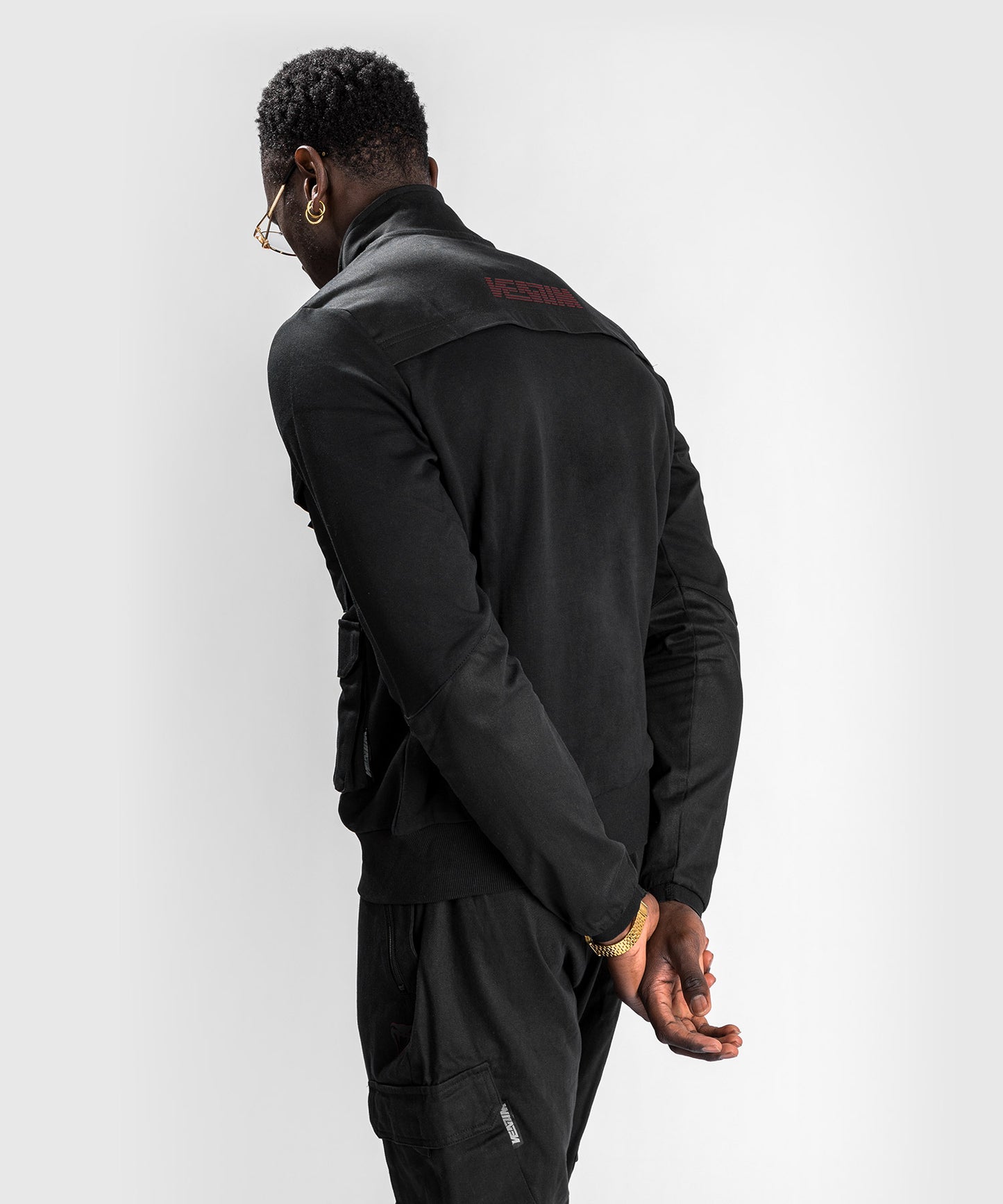 Giacca Con Zip Venum Cargo - Nero