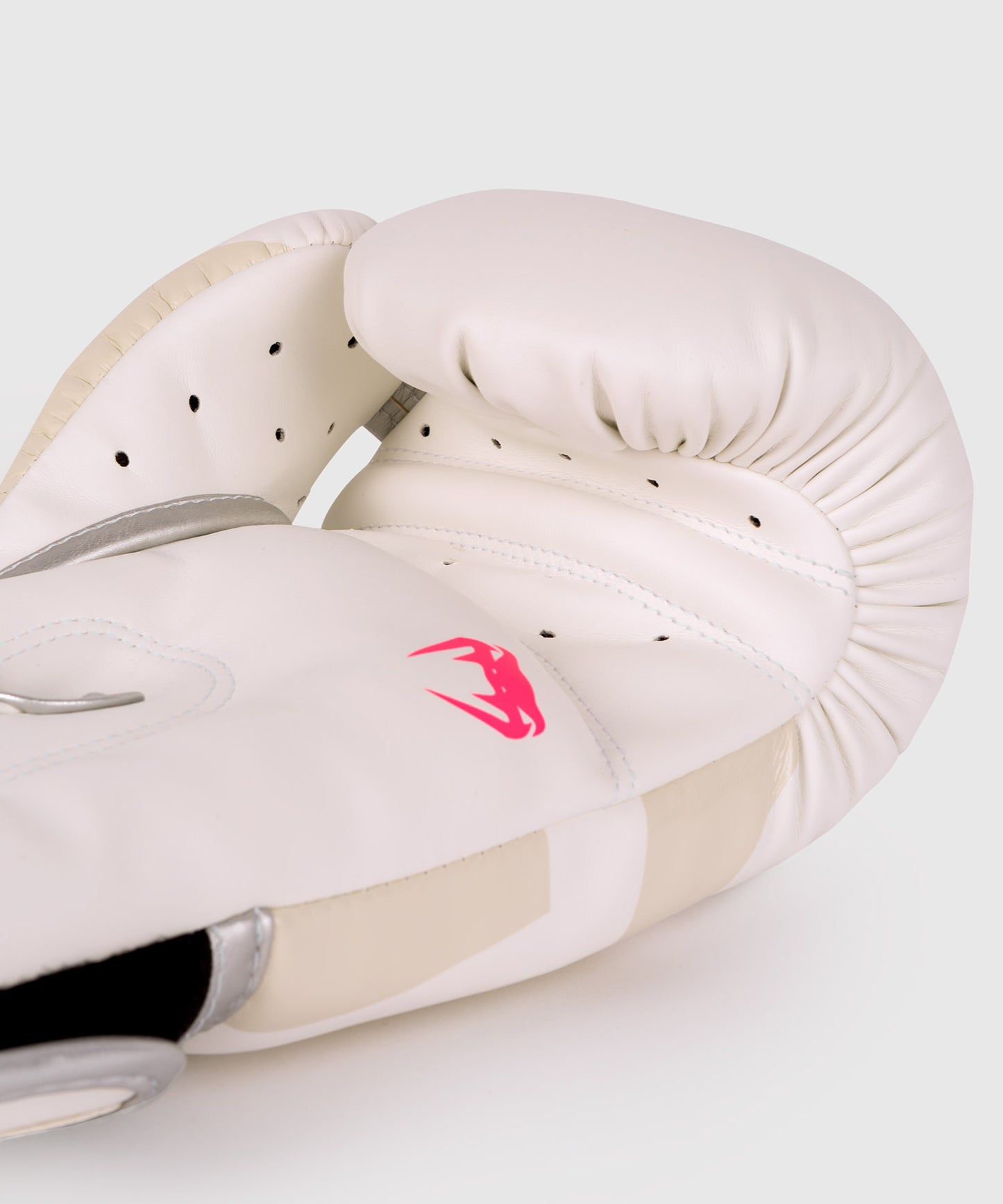 Guantoni da boxe Venum Elite -  Bianco/argento-rosa