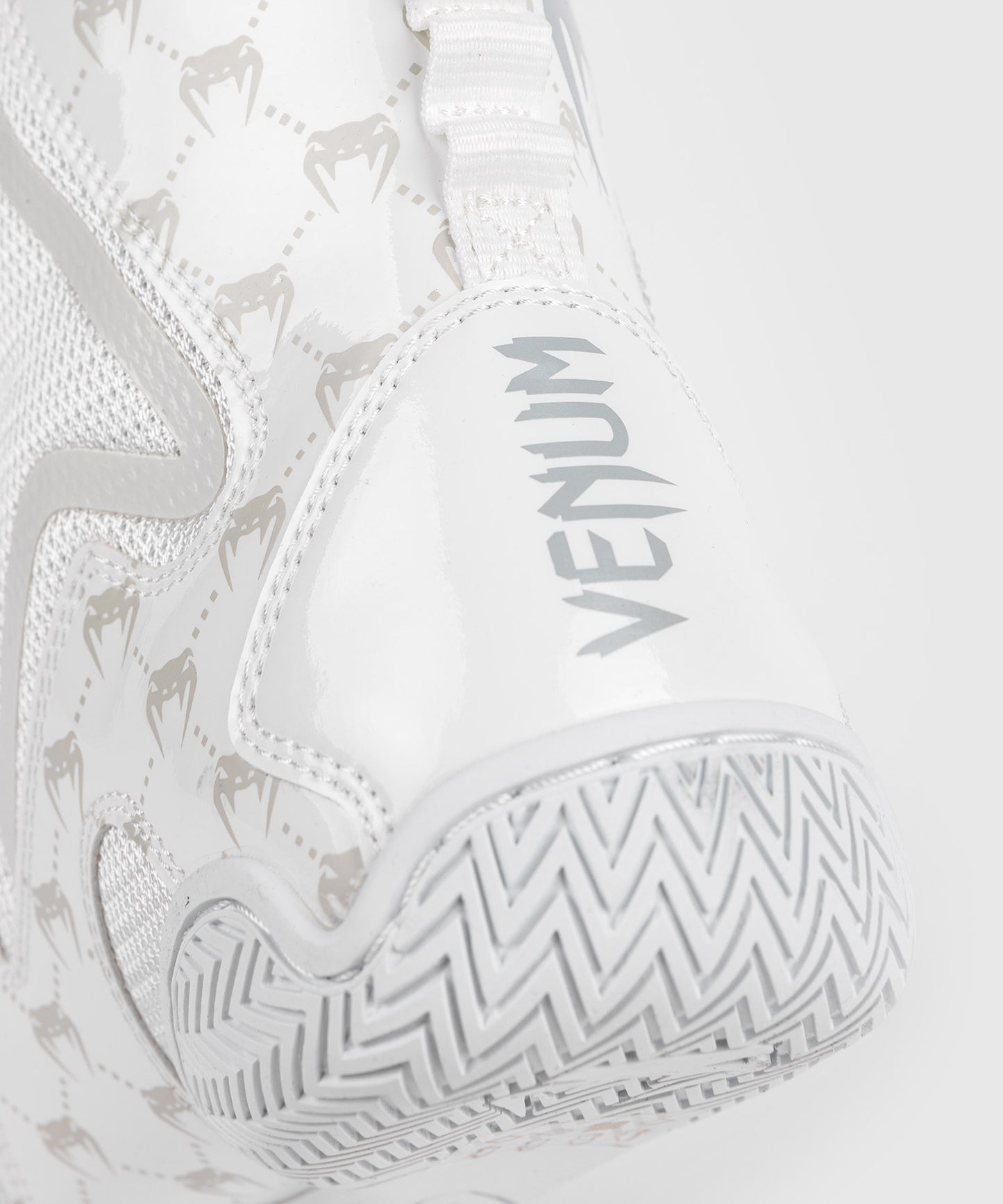 Scarpe da boxe Venum Elite Evo Monogram - Bianche/Bianco sporco