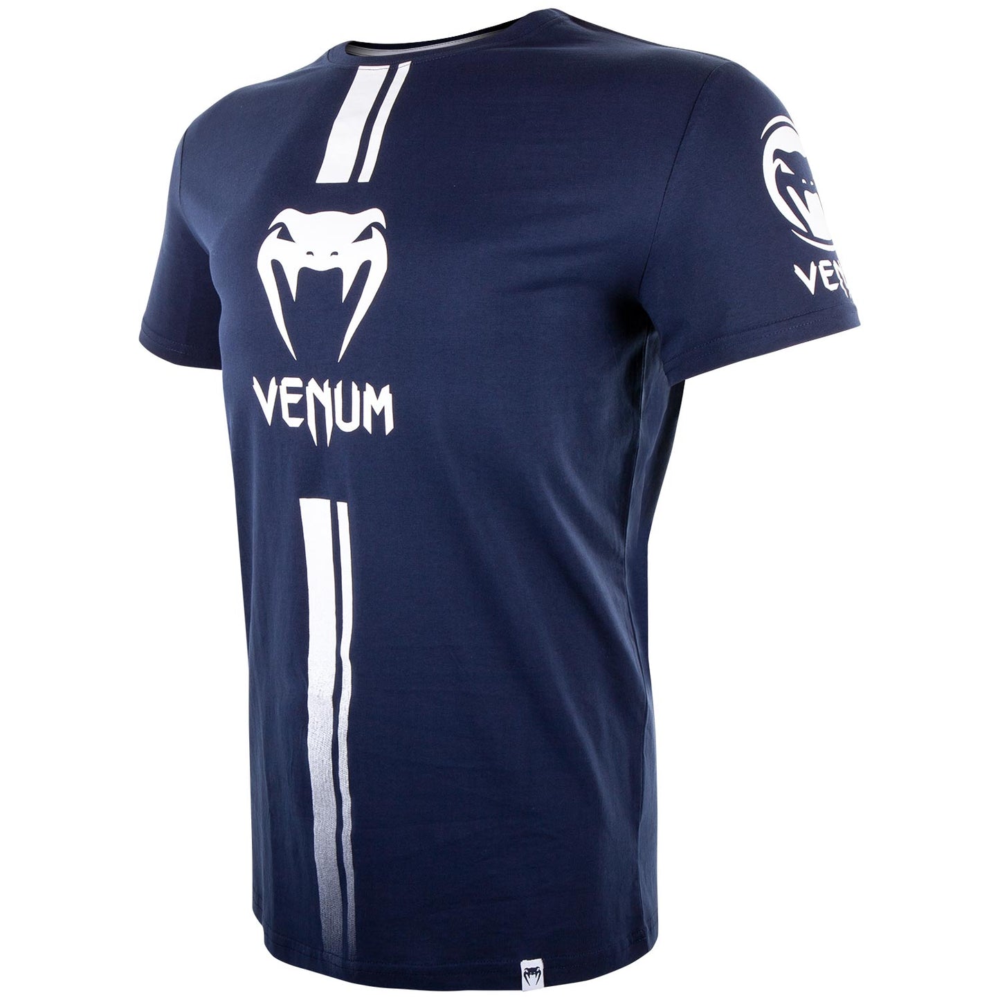 T-shirt Venum Logo - Blu navy/Bianco