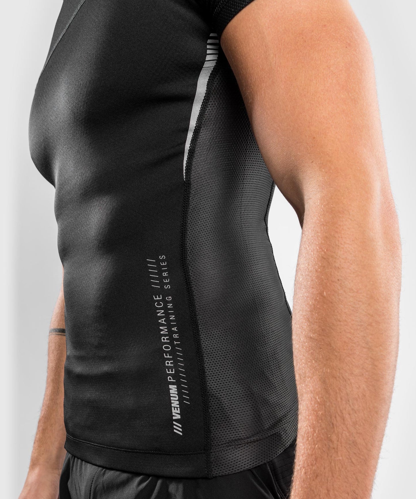 T-shirt a compressione Venum Tempest 2.0 (a manica corta) - Nero/Oro