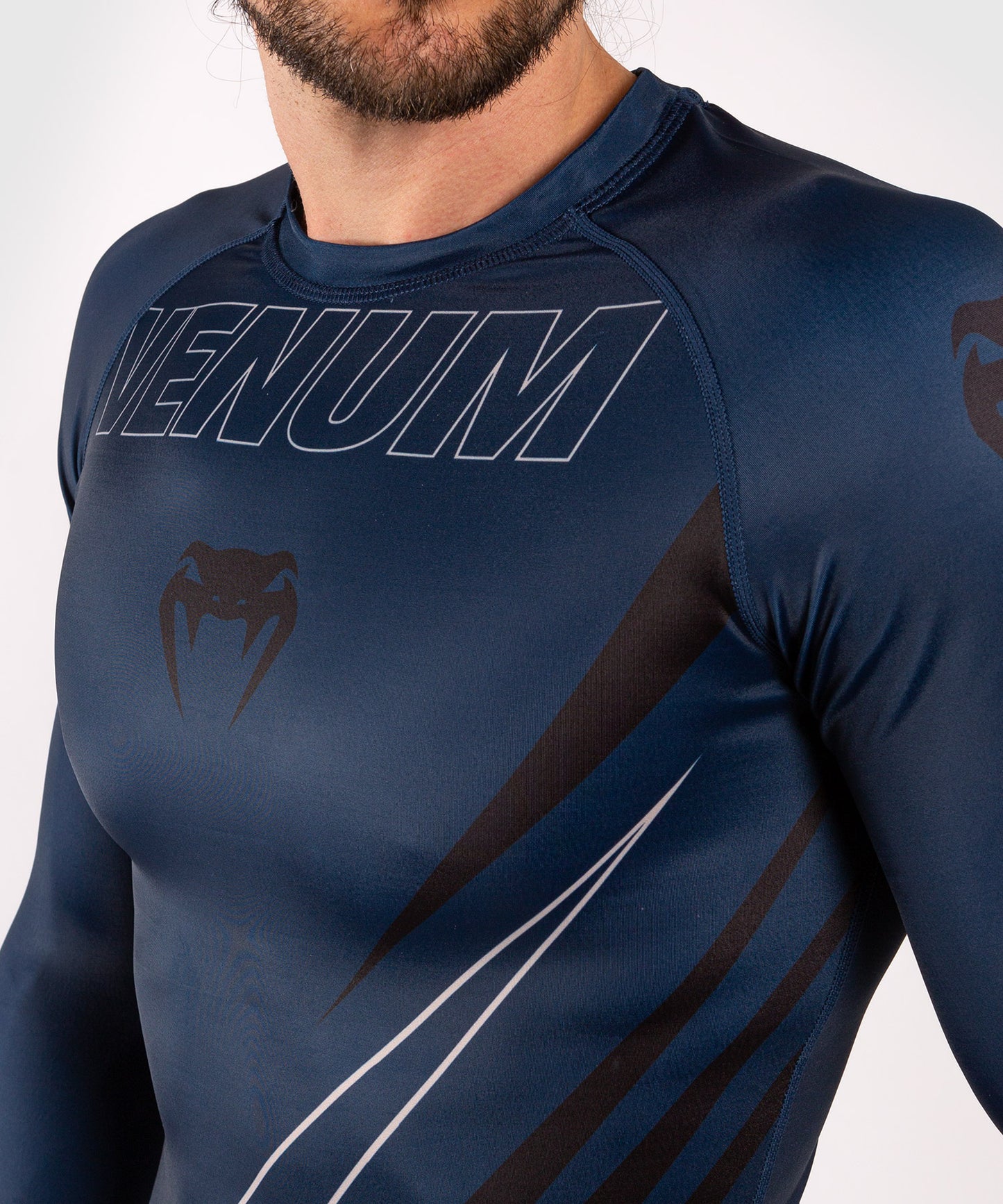 Rashguard Venum Contender 5.0 - maniche lunghe - Marina/Sabbia