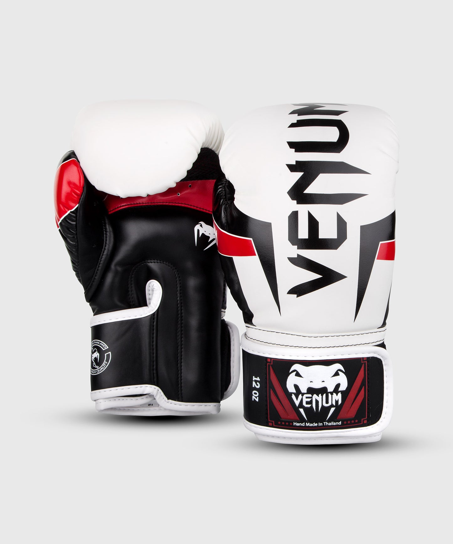 Guanti da boxe Venum Elite - Bianco/Nero/Rosso