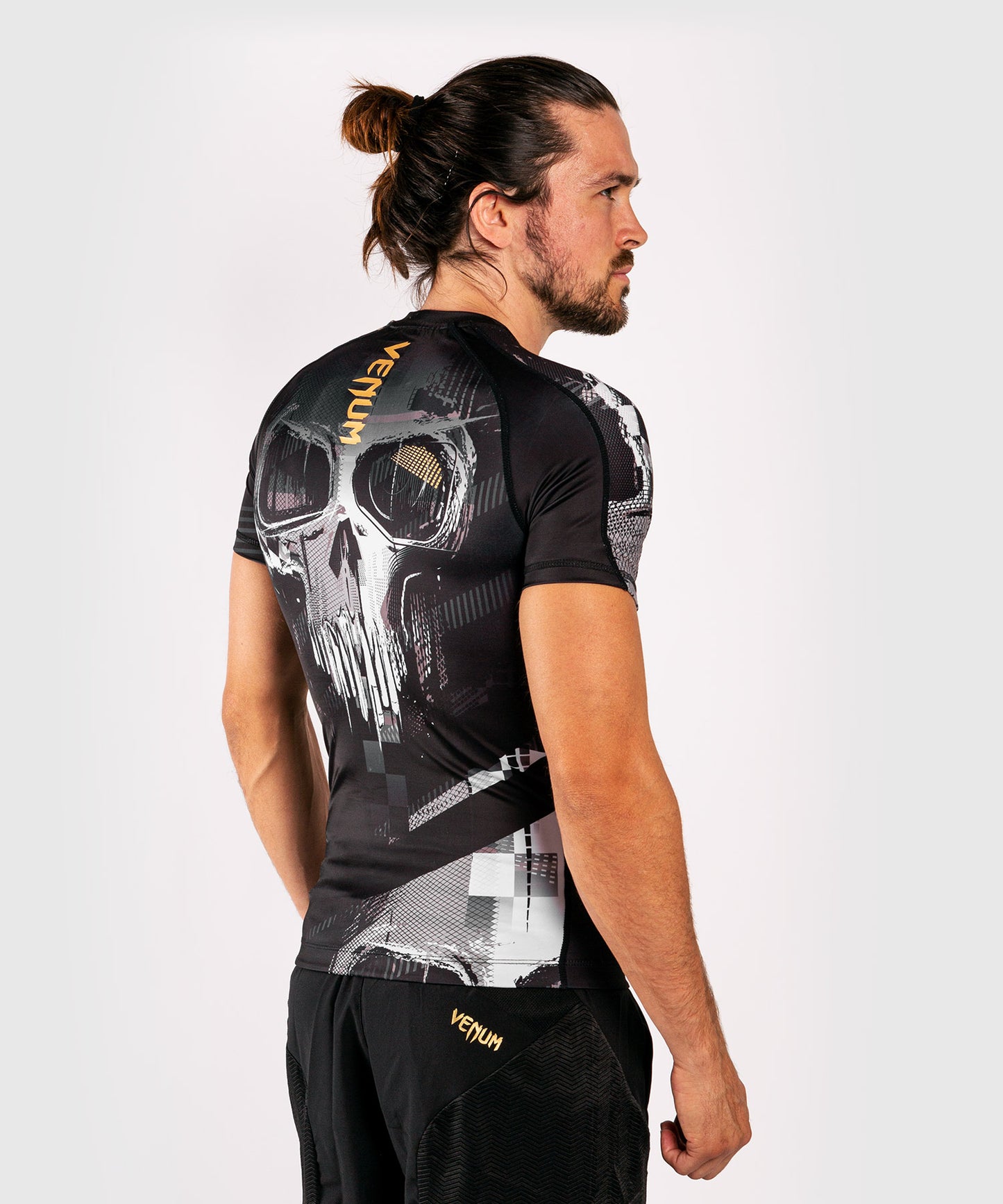 Rashguard Venum Skull - maniche corte - Nero