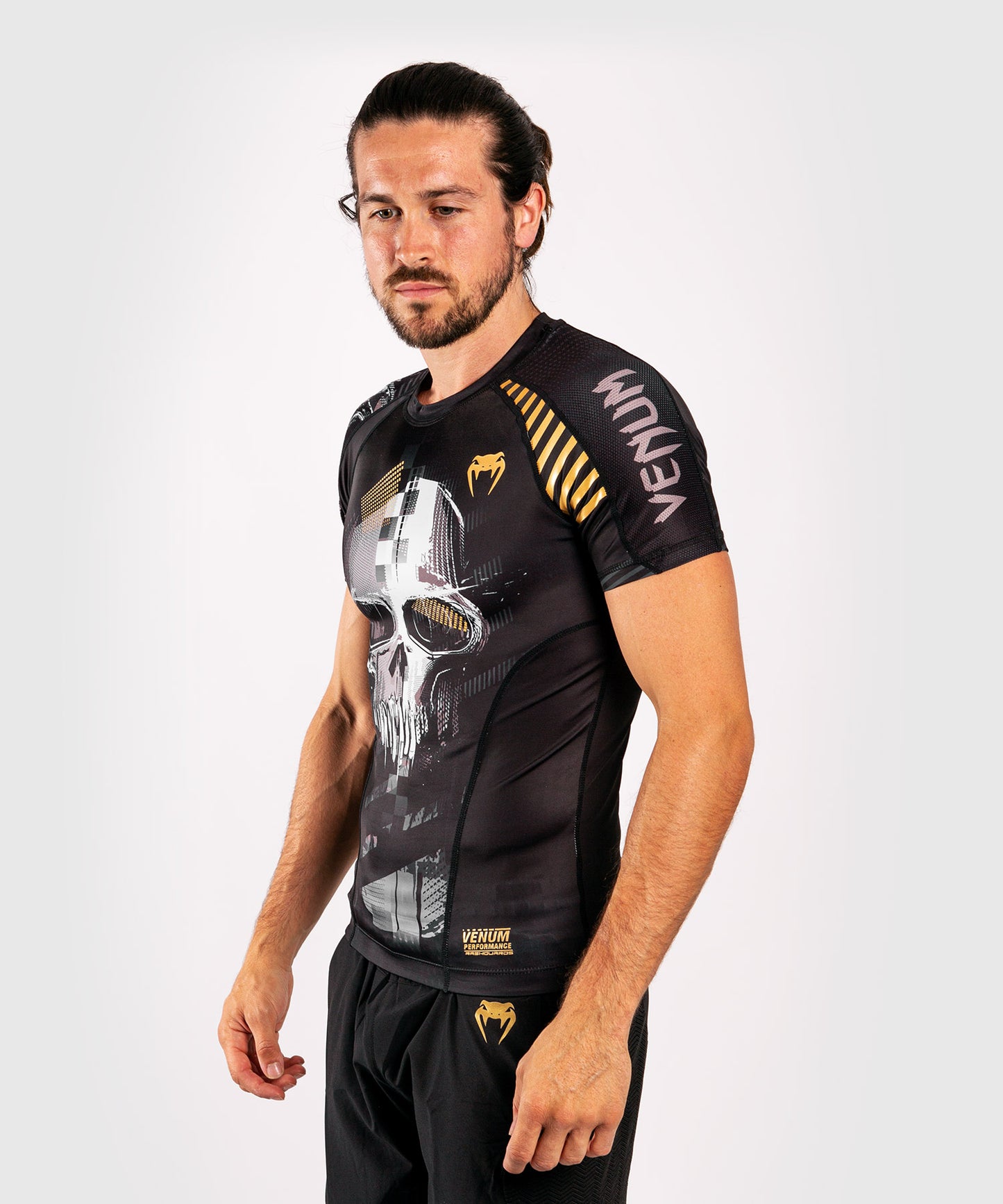 Rashguard Venum Skull - maniche corte - Nero