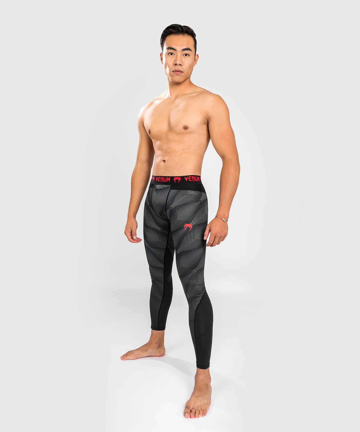Pantaloni a compressione Venum Phantom - Nero/Rosso