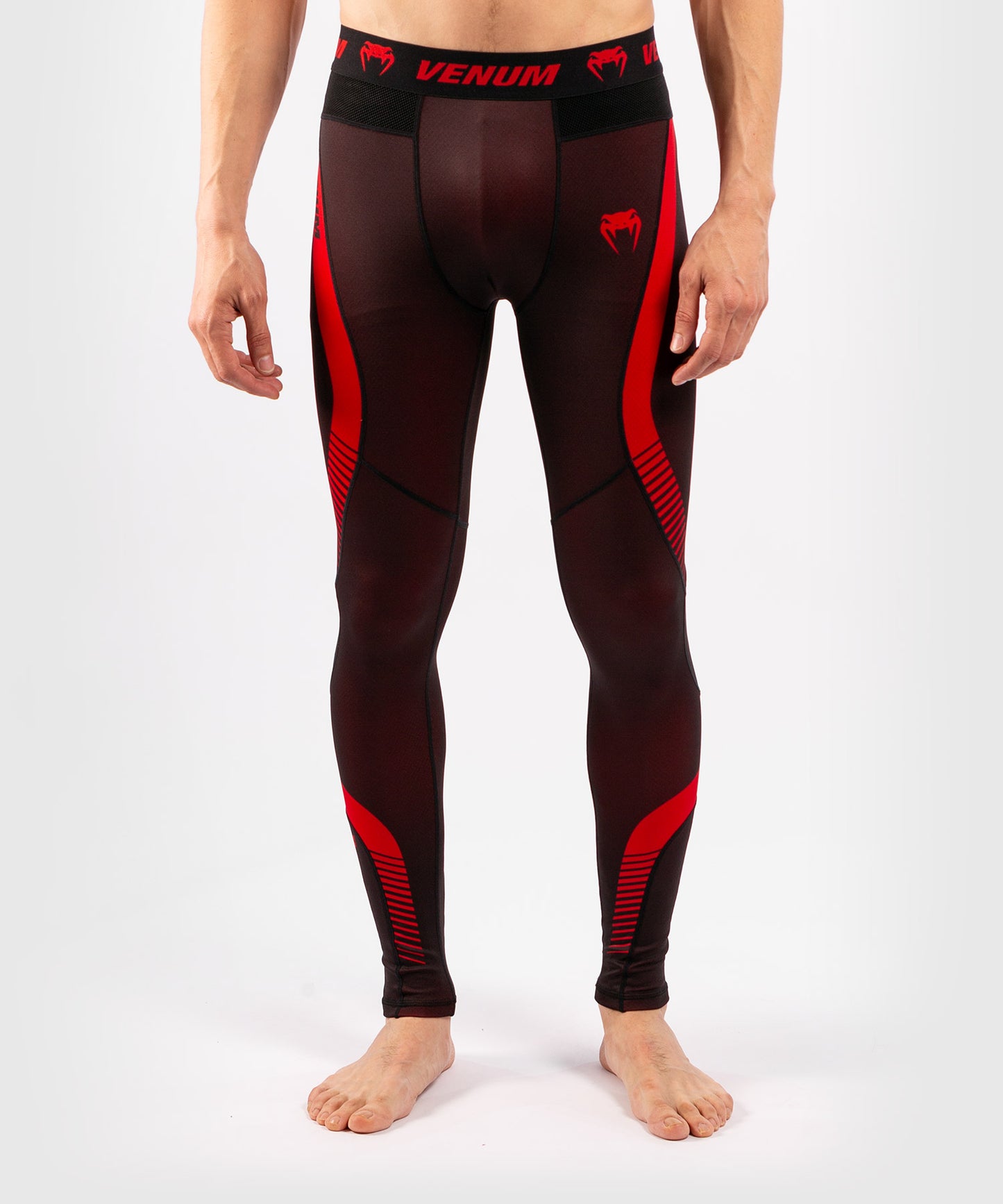 Pantaloni a compressione Venum No Gi 3.0 - Nero/Rosso