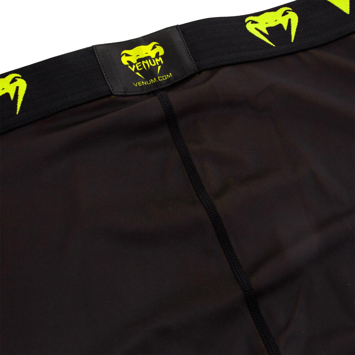 Pantaloni a compressione Venum Giant - Nero/Giallo neo