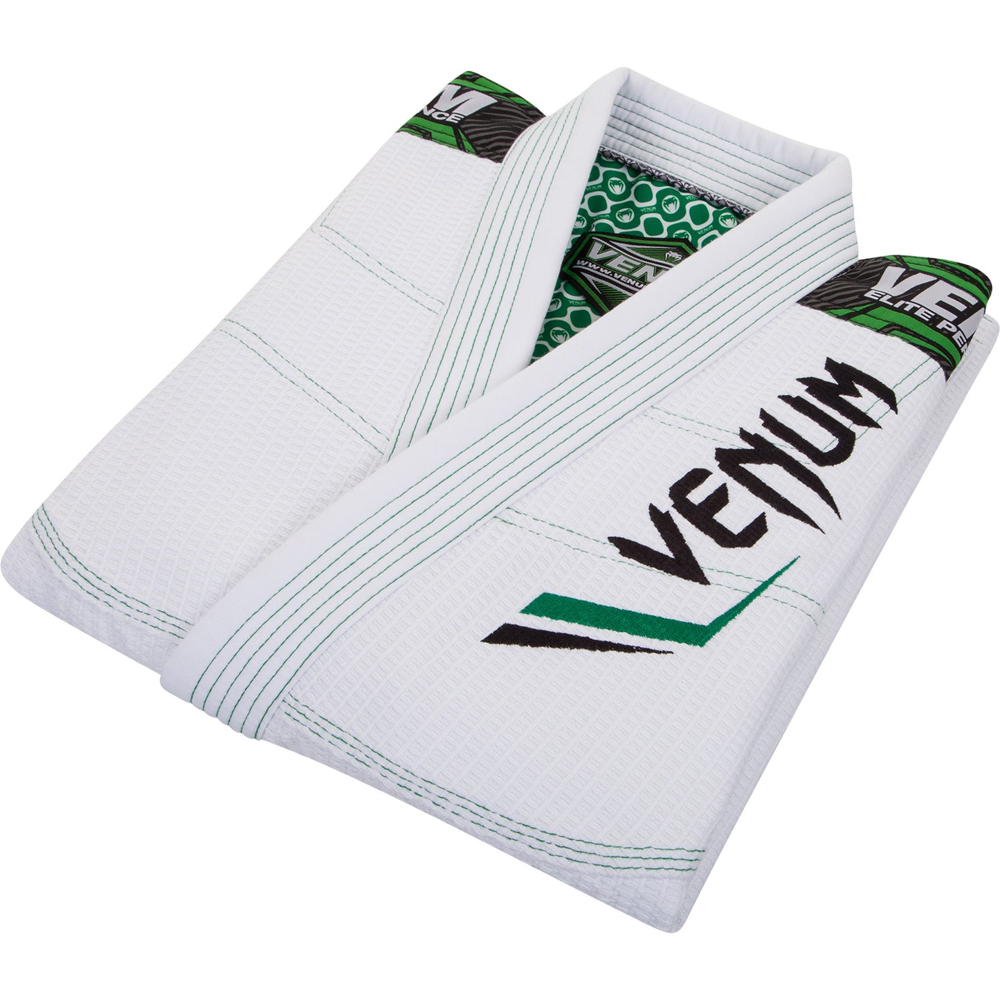 Venum Elite BJJ Gi - Bianco/Verde