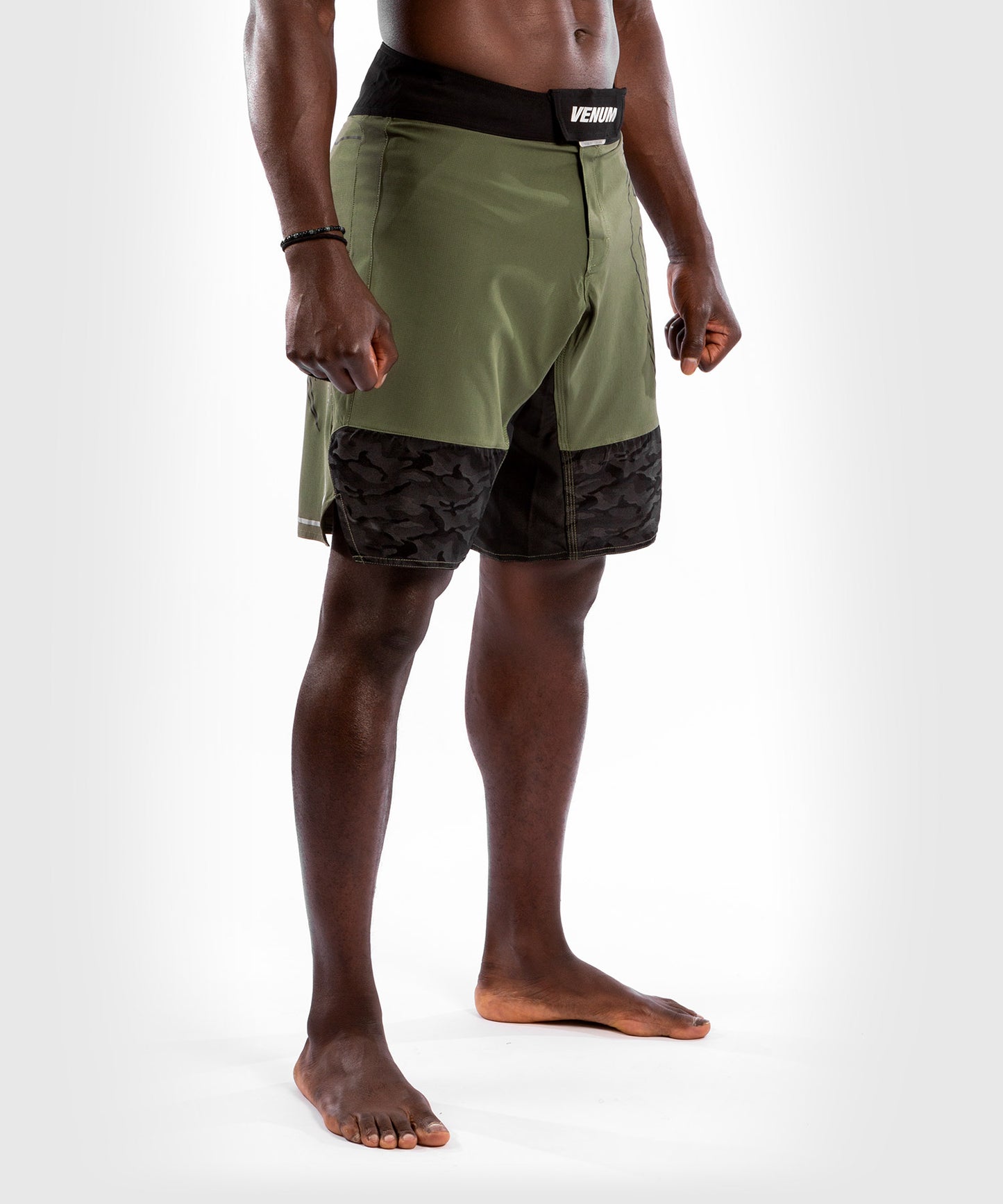 Pantaloncini da combattimento Venum LIGHT 4.0 - Kaki/Argento