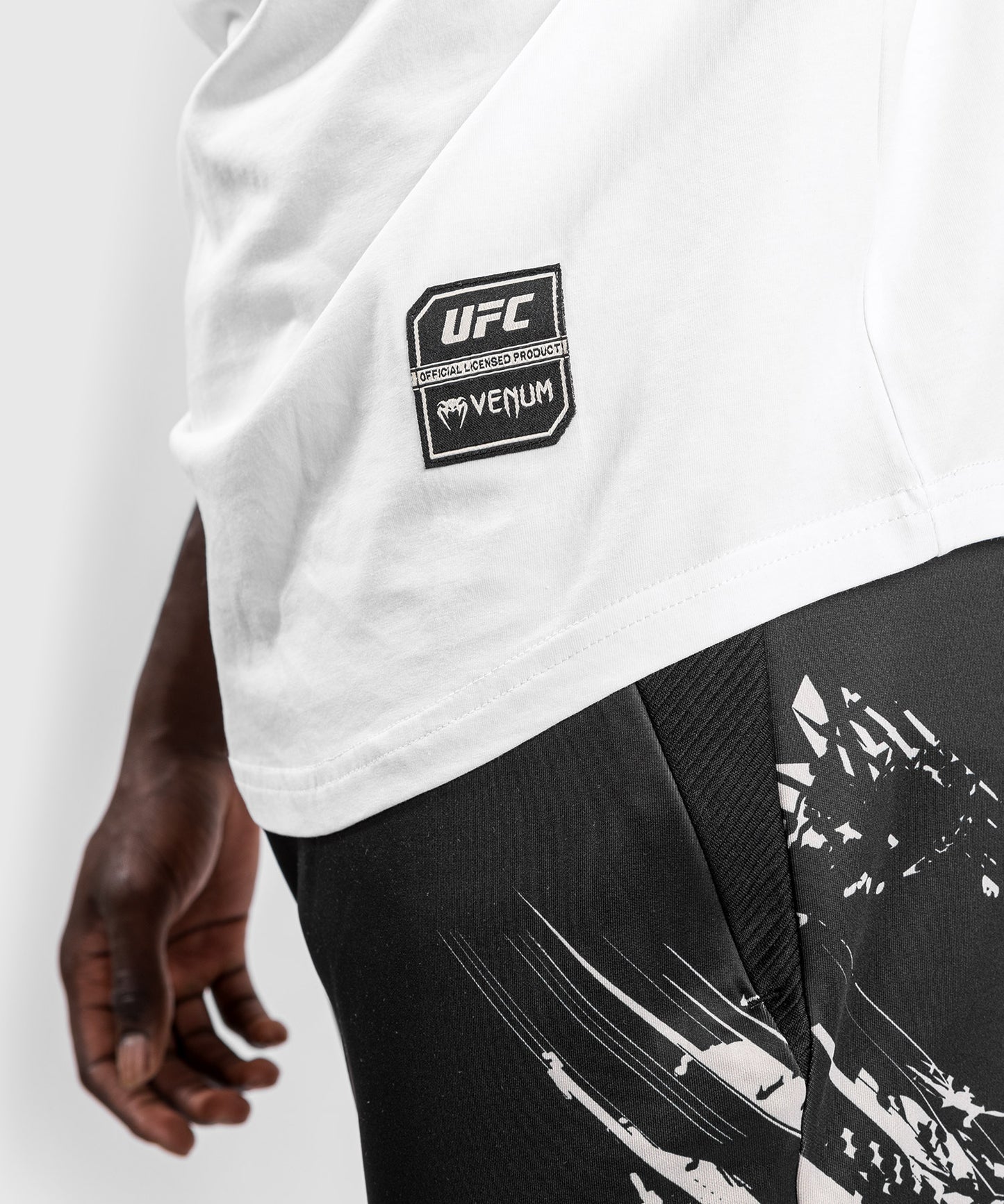 UFC Venum Authentic Fight Week 2.0 T-Shirt - Short Sleeves  - White/Sand