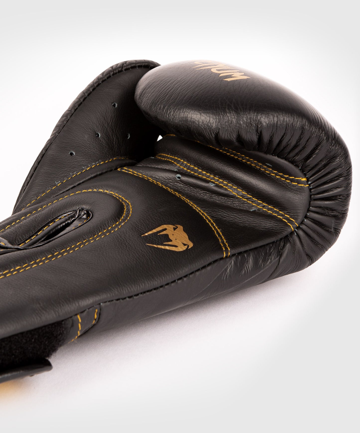 Guantoni da boxe professionali Venum Hammer – Velcro - Nero/Nero-Oro