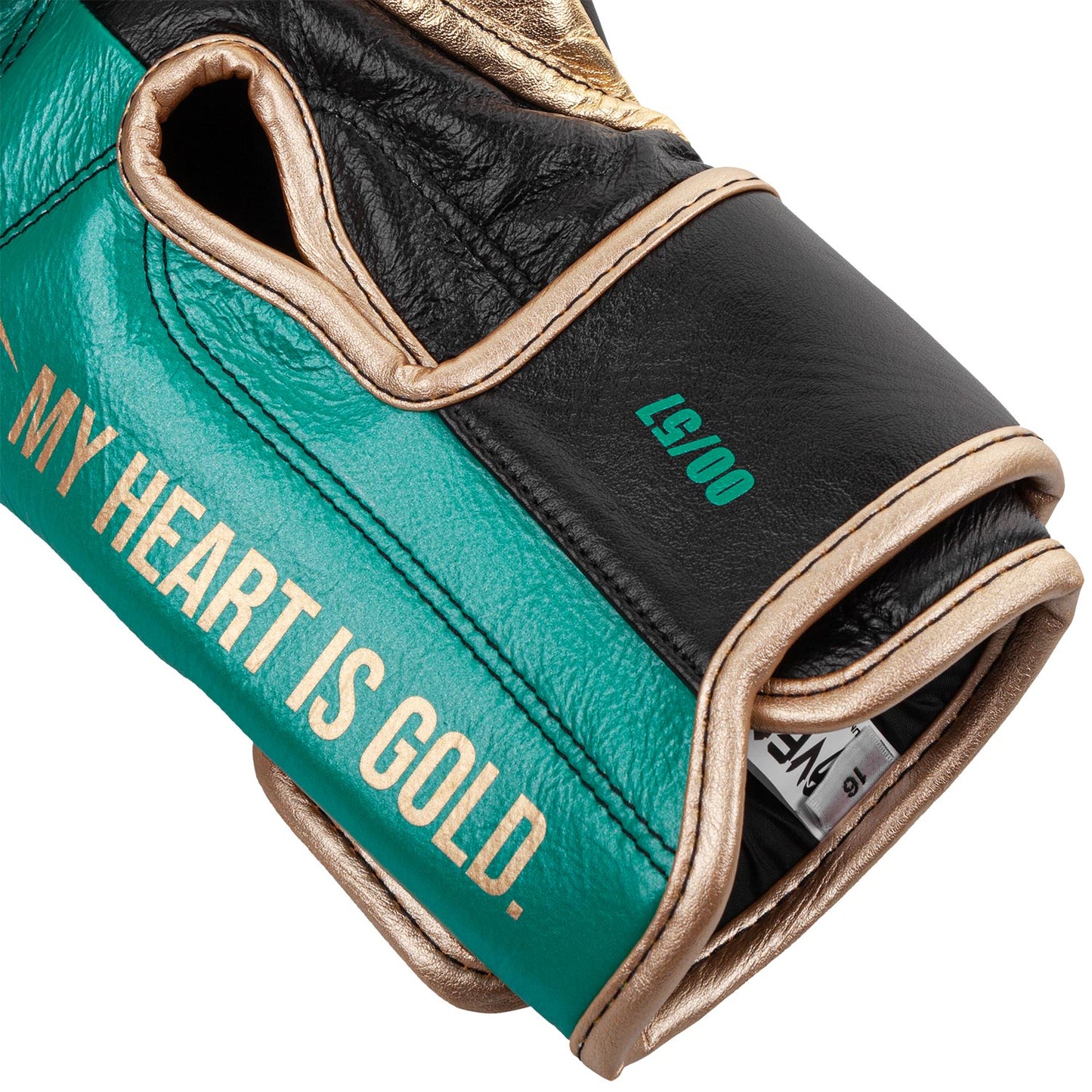 Guantoni da boxe professionali Venum Giant 2.0 - Edizione limitata WBC - Velcro - Verde metallizzato/Oro