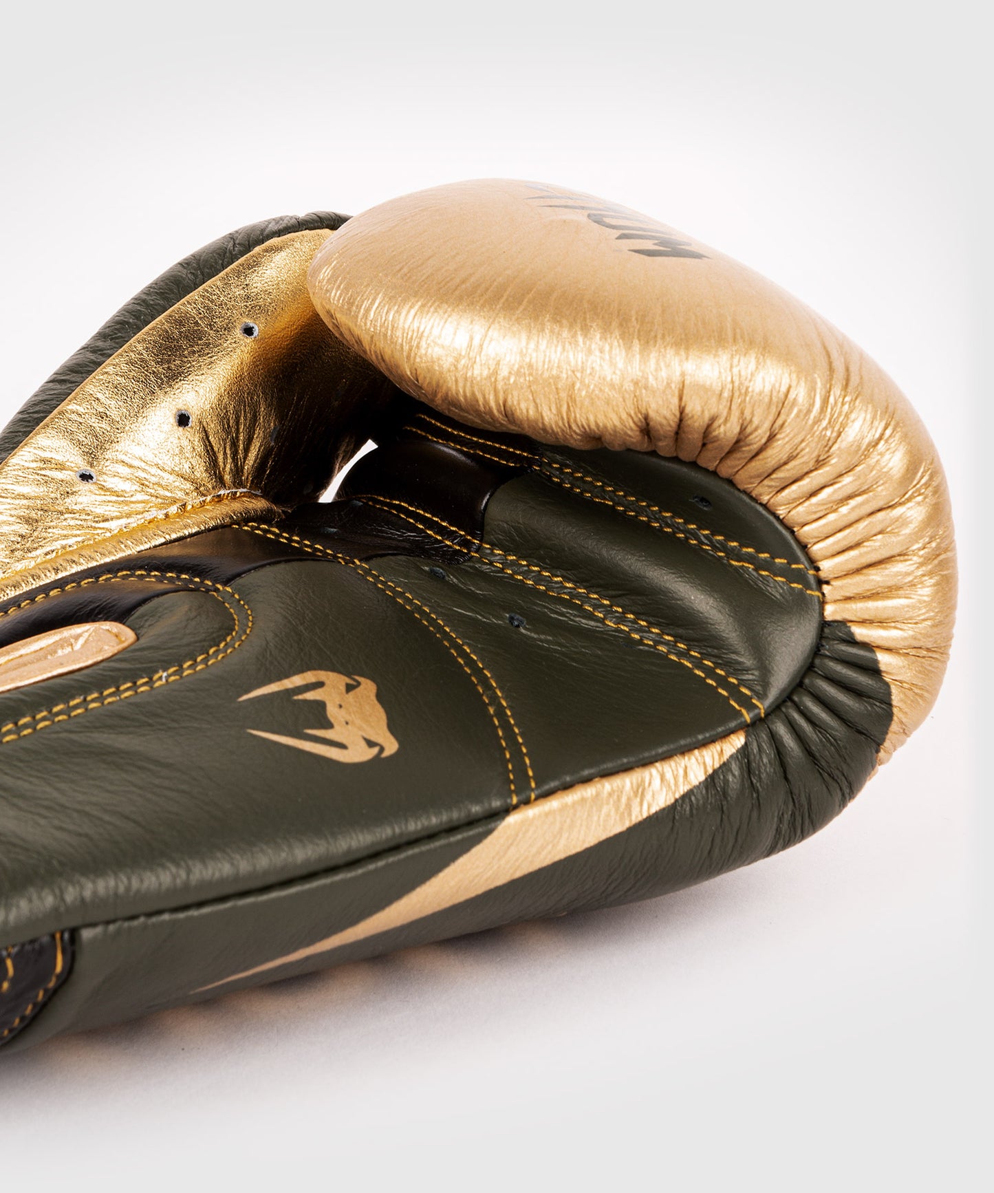 Guantoni da boxe professionali Venum Hammer – Velcro - Cachi/Oro