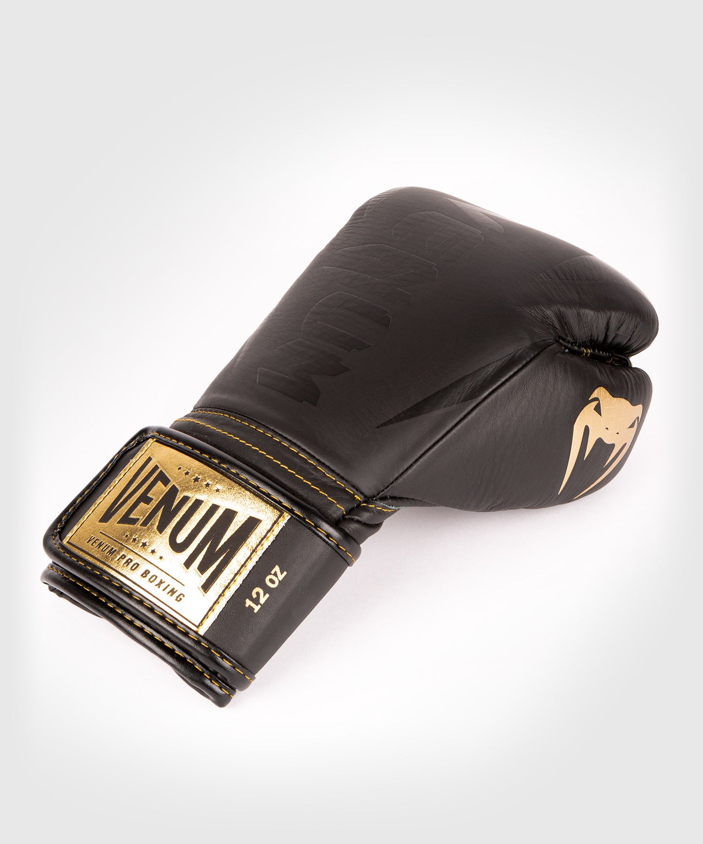 Guantoni da boxe professionali Venum Hammer – Velcro - Nero/Nero-Oro