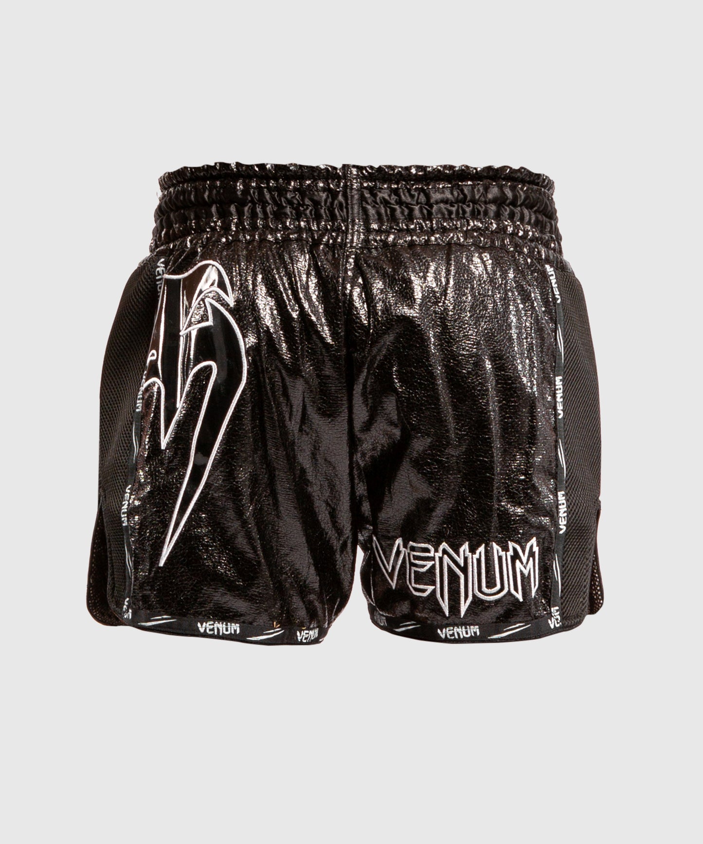 Pantaloncini da Muay Thai Venum Giant Infinite - Nero/Nero